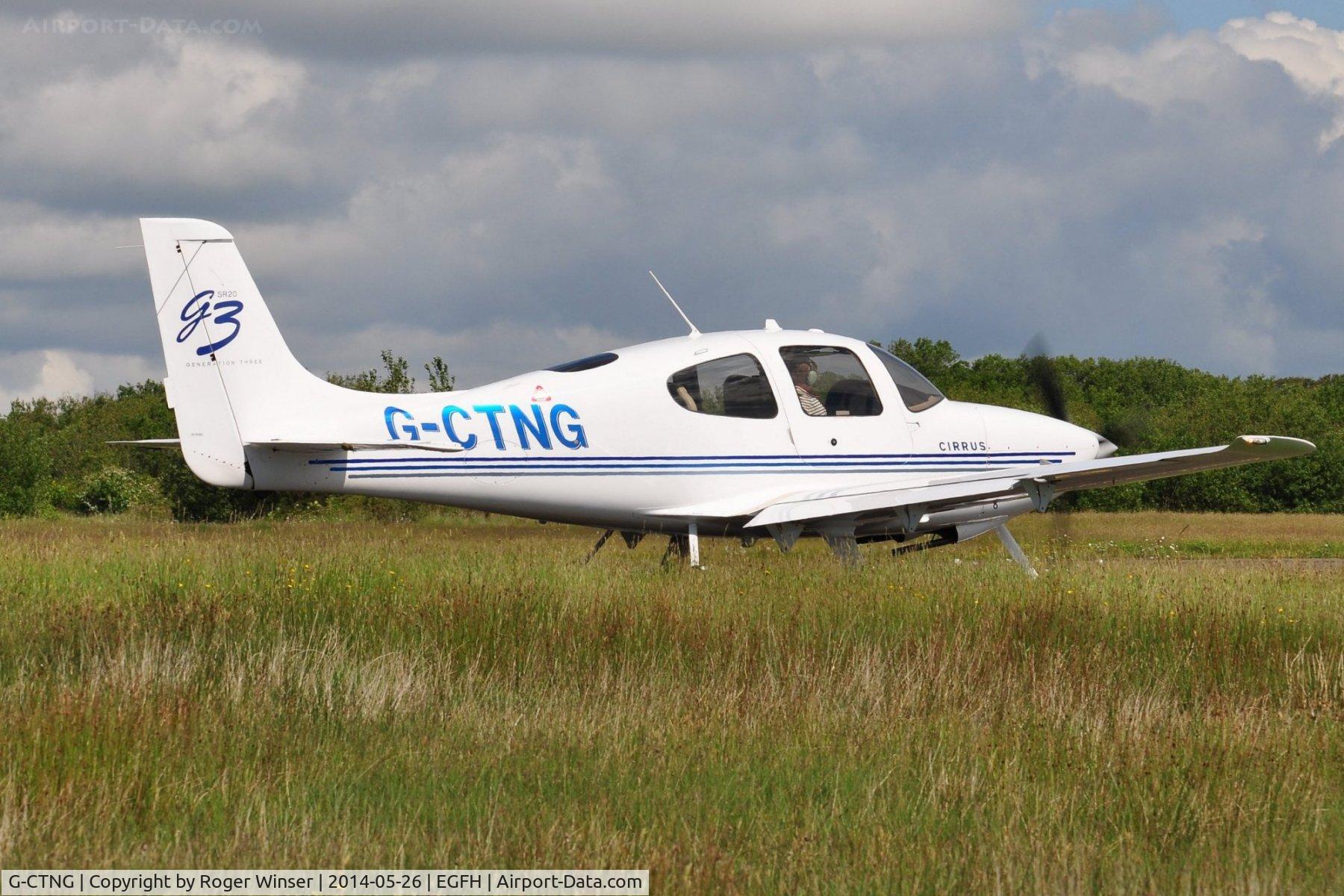 G-CTNG, 2008 Cirrus SR20 C/N 2012, Visiting SR-20. Previously registered N570PG.