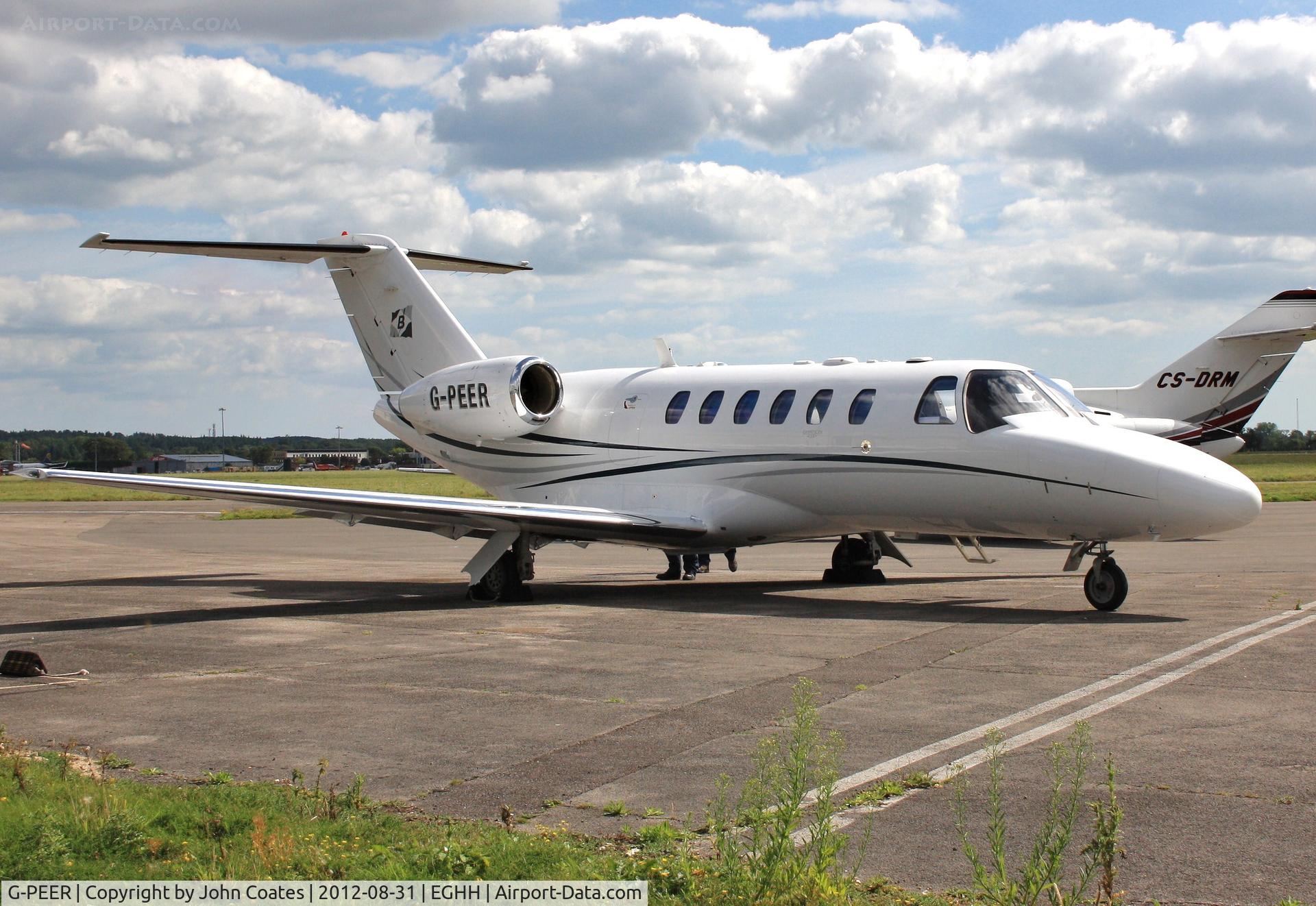 G-PEER, 2007 Cessna 525A CitationJet CJ2+ C/N 525A-0360, At CSE