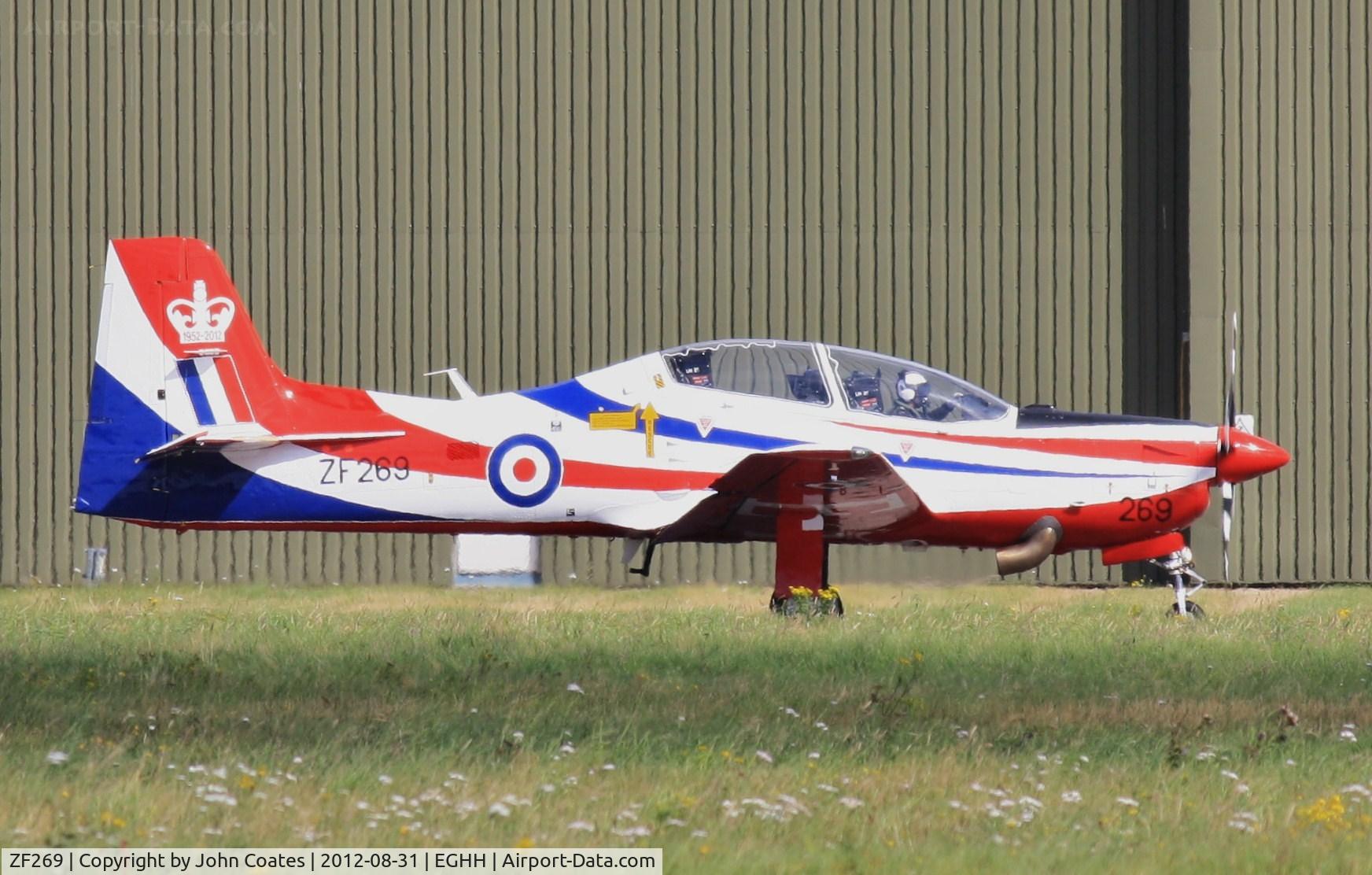 ZF269, 1991 Short S-312 Tucano T1 C/N S070/T53, Taxiing