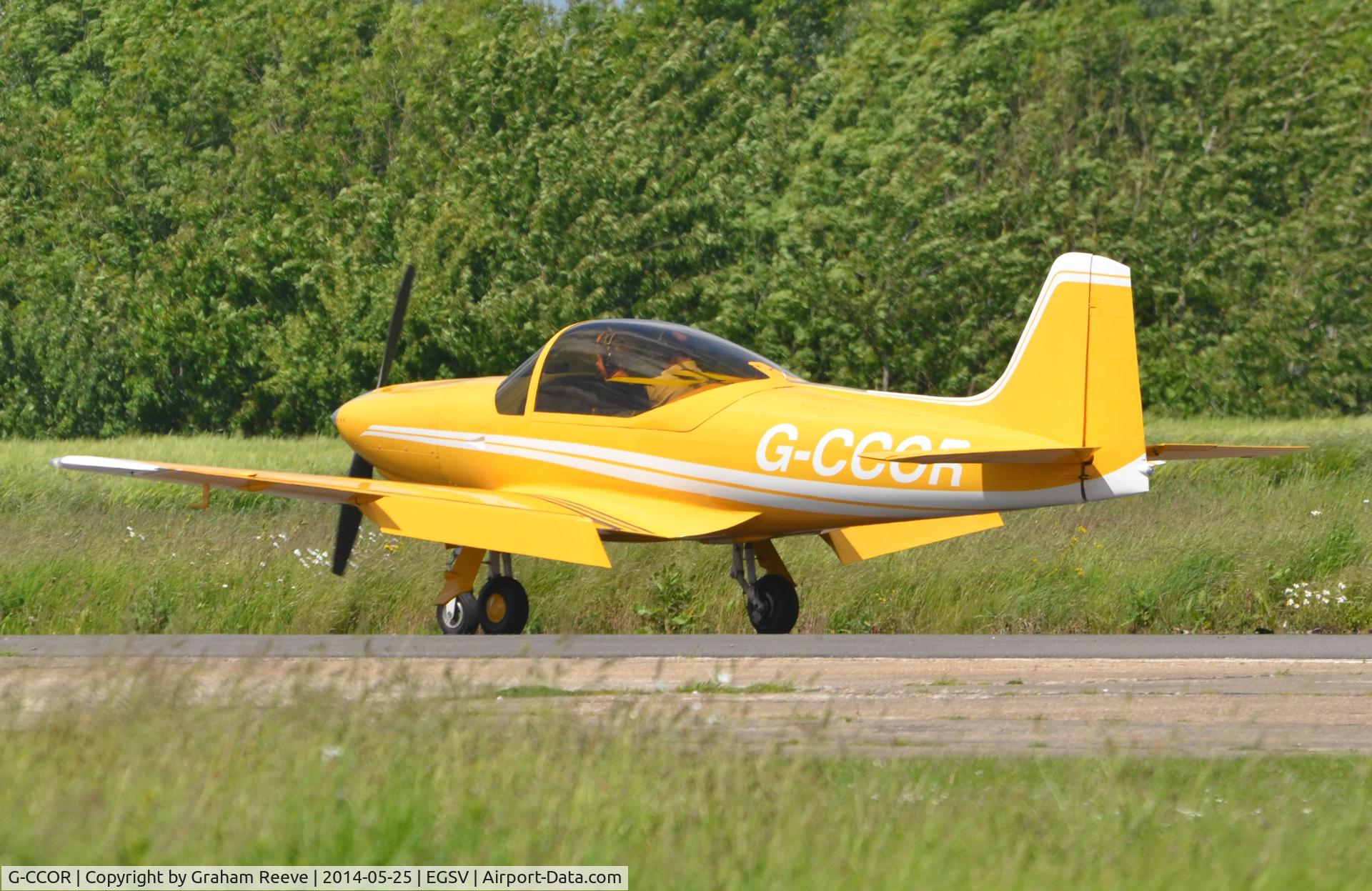 G-CCOR, 2005 Sequoia F8L Falco C/N PFA 100-10588, Just landed.