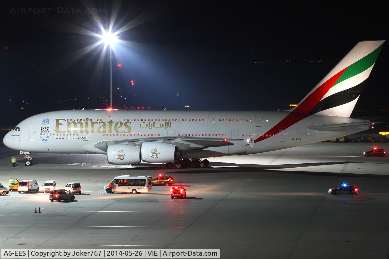 A6-EES, 2013 Airbus A380-861 C/N 140, Emirates