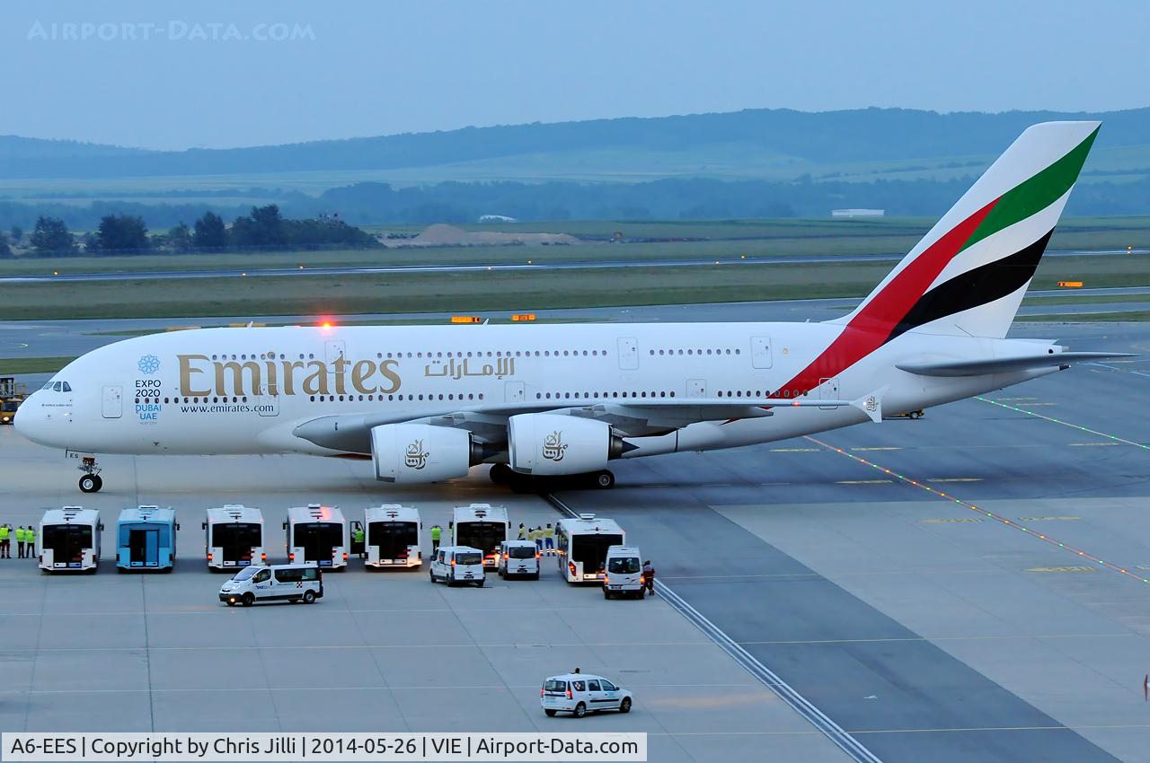 A6-EES, 2013 Airbus A380-861 C/N 140, Emirates