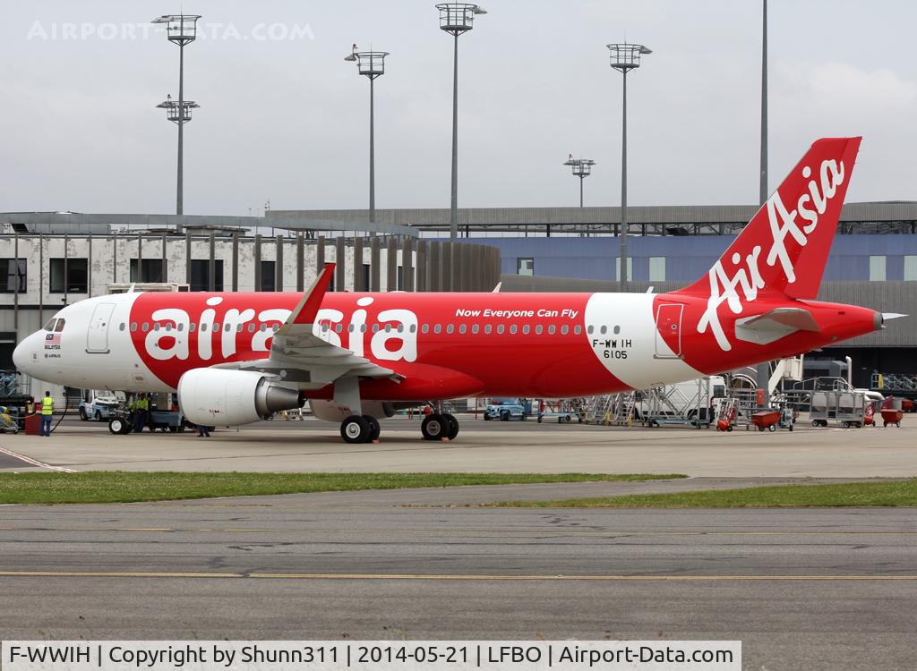 F-WWIH, 2014 Airbus A320-216 C/N 6105, C/n 6105 - To be 9M-AJL