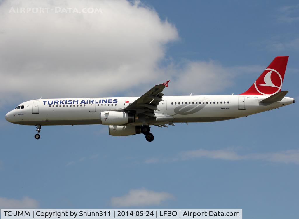 TC-JMM, 2006 Airbus A321-232 C/N 2916, Landing rwy 32L