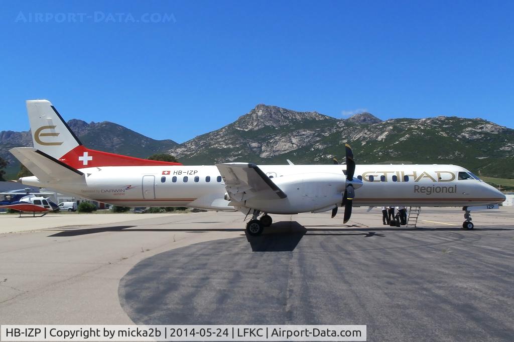 HB-IZP, 1996 Saab 2000 C/N 2000-031, Parked