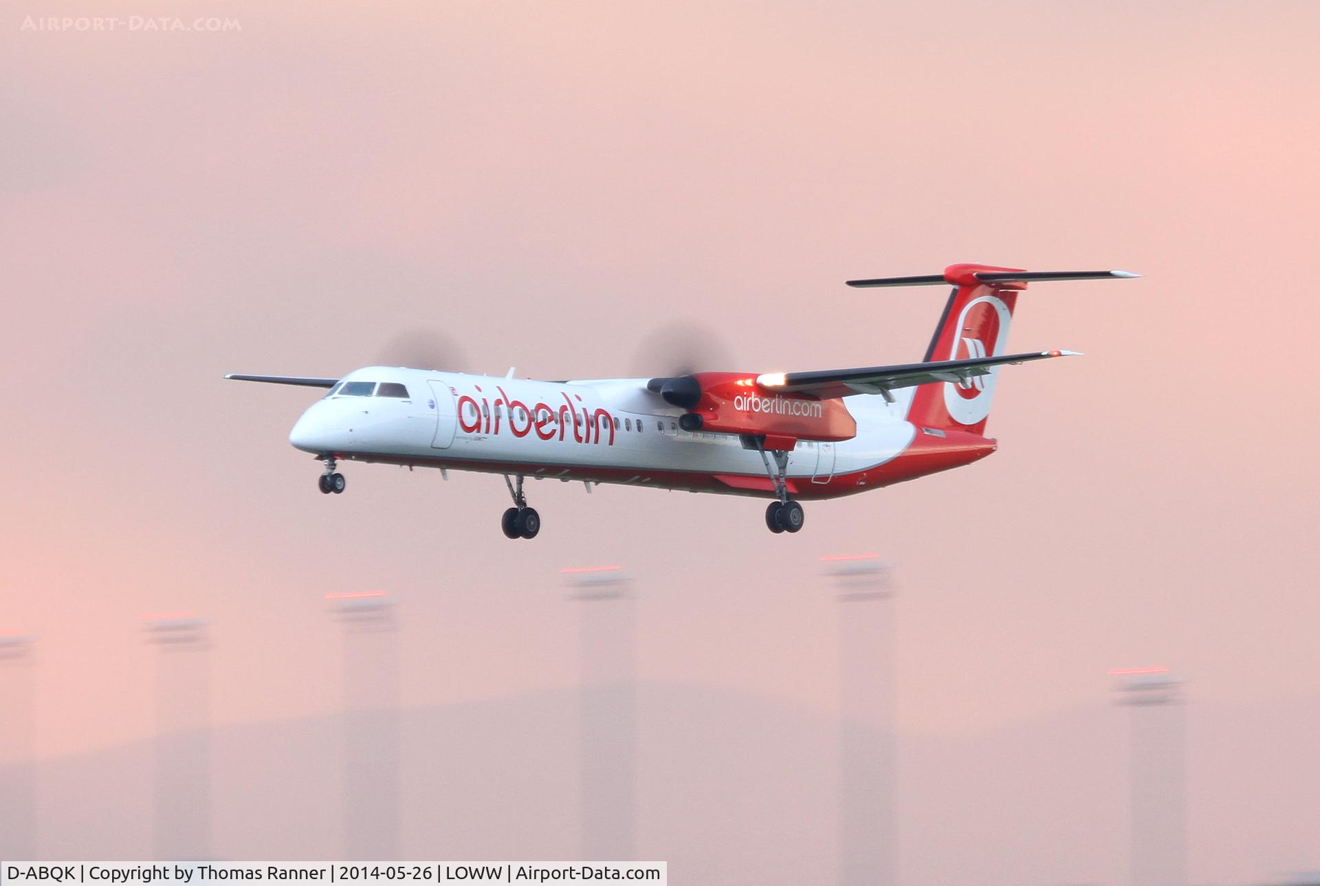 D-ABQK, 2009 De Havilland Canada DHC-8-402Q Dash 8 Dash 8 C/N 4265, Air Berlin DHC8