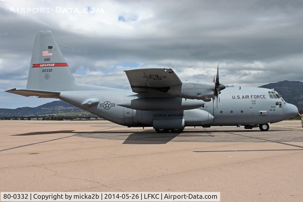 80-0332, 1980 Lockheed C-130H Hercules C/N 382-4943, Parked