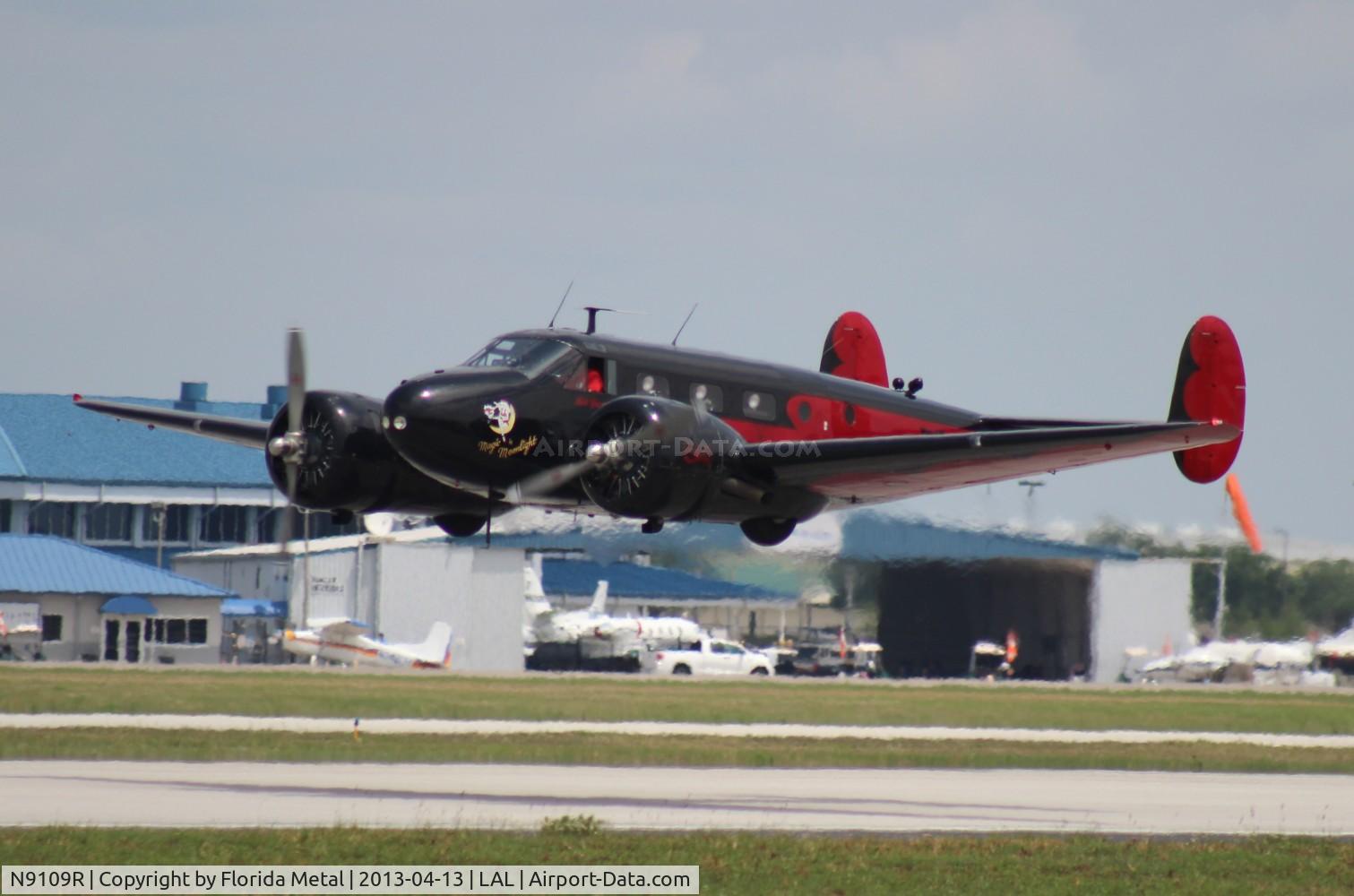 N9109R, 1943 Beech C18S (AT-7C) C/N 4383 (5676), Matt Younkin at Sun N Fun 2013
