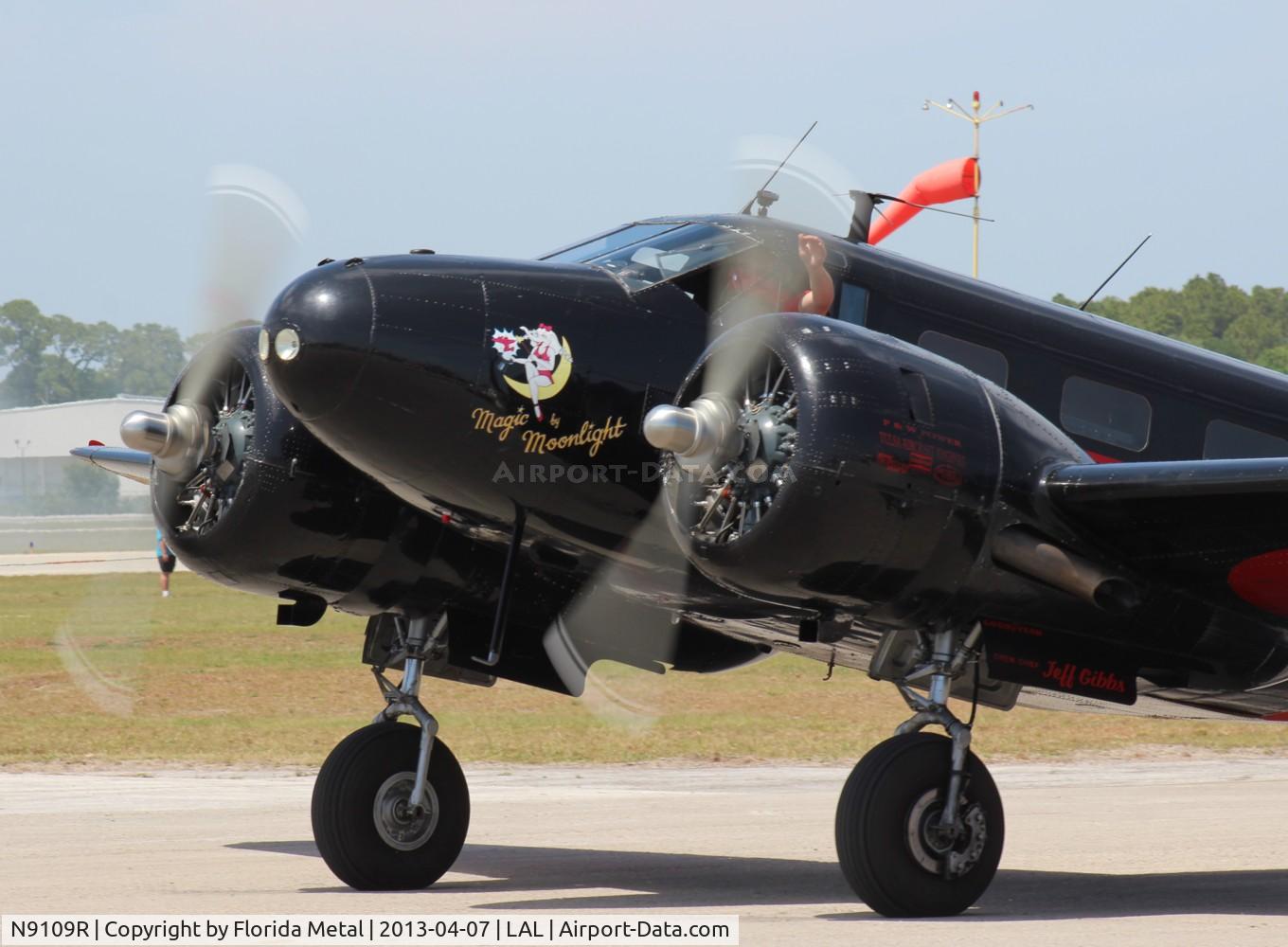 N9109R, 1943 Beech C18S (AT-7C) C/N 4383 (5676), Beech C18 at New Smyrna Beach Matt Younkin