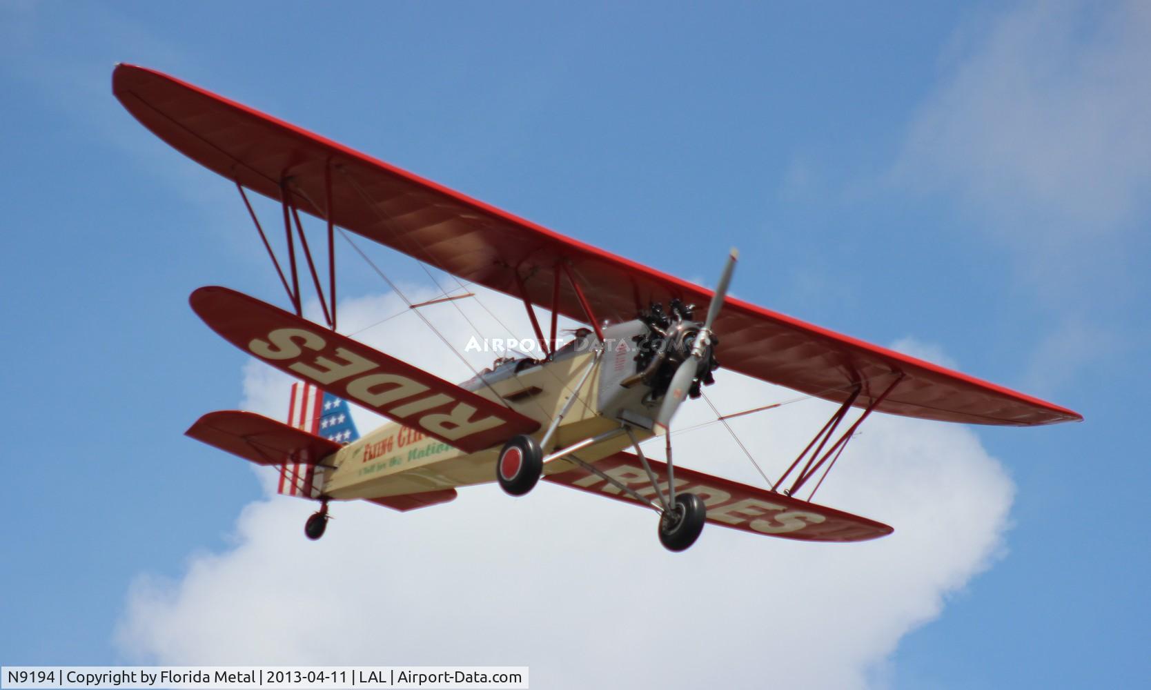 N9194, 1929 New Standard D-25 C/N 133, New Standard D-25 giving rides at Sun N Fun