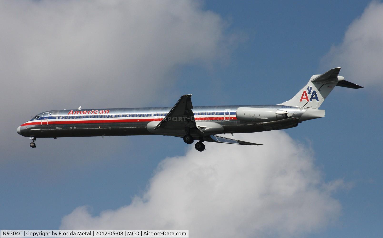 N9304C, 1987 McDonnell Douglas MD-83 (DC-9-83) C/N 49530, American MD-83