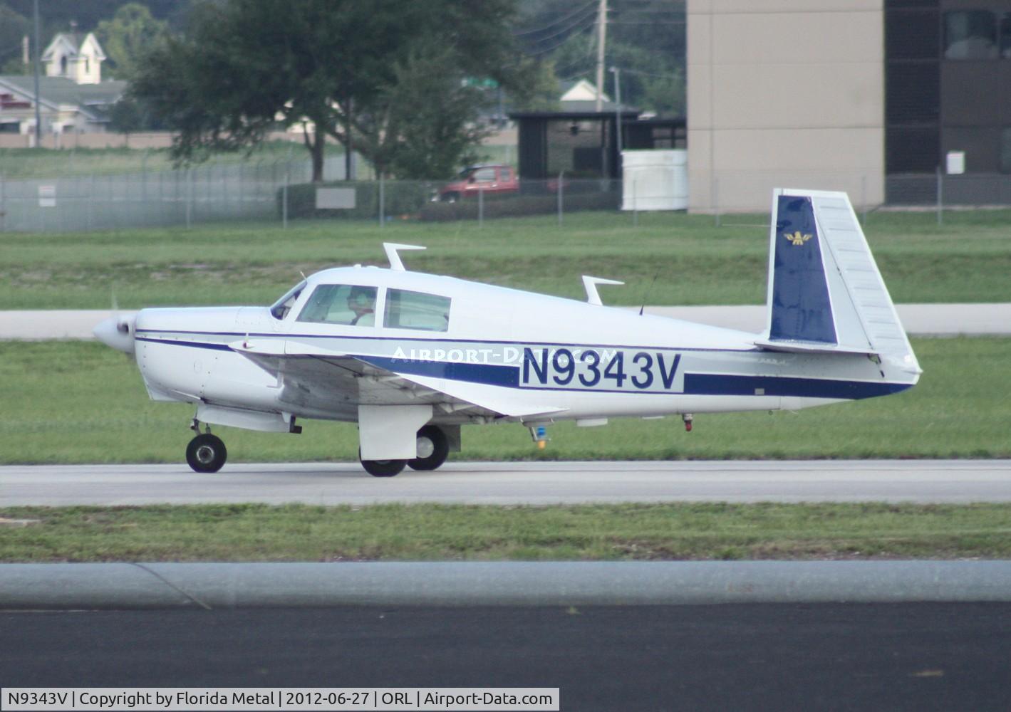 N9343V, 1969 Mooney M20C Ranger C/N 700007, Mooney M20C