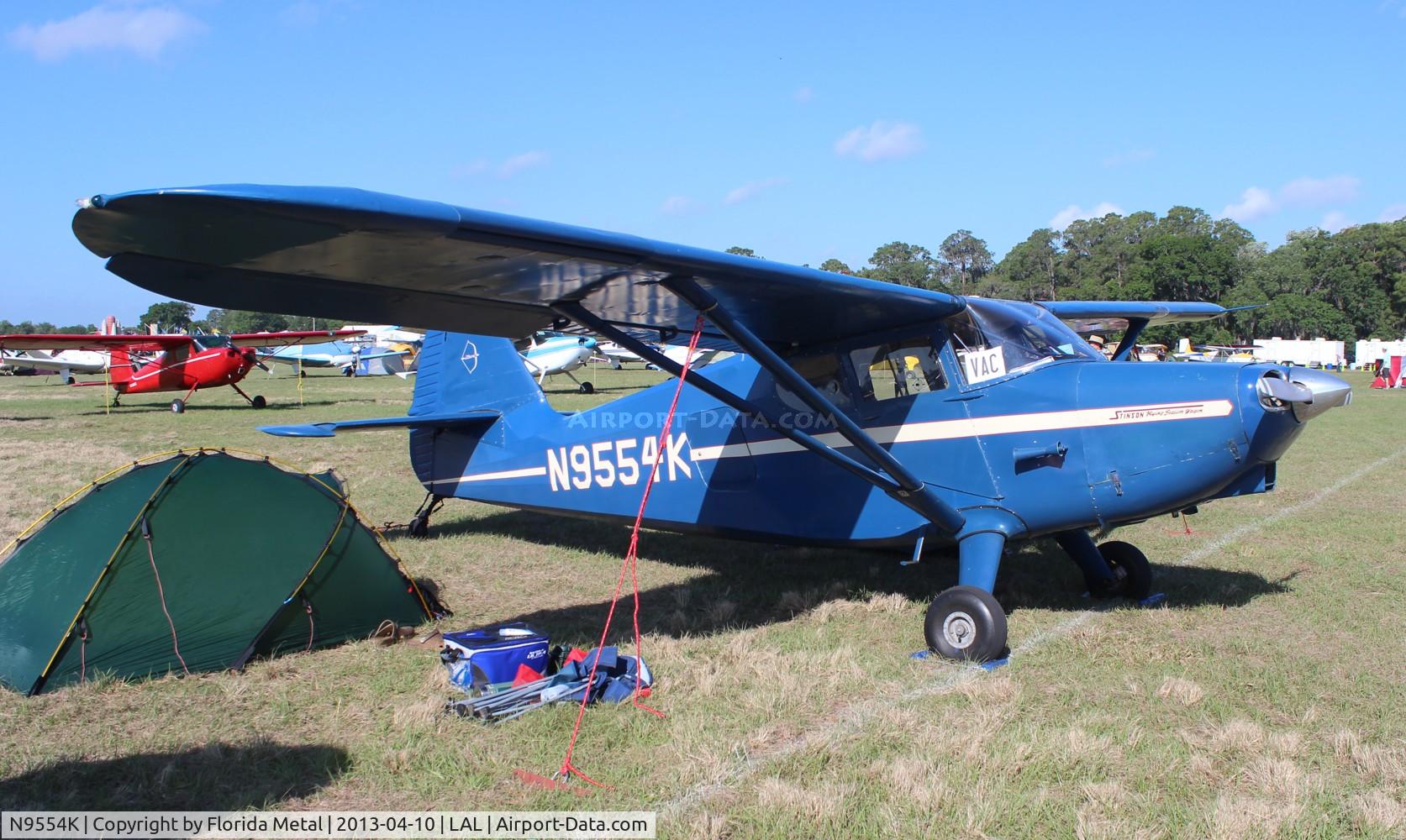 N9554K, Stinson 108-2 Voyager C/N 108-2554, Stinson 108-2 at Sun N Fun