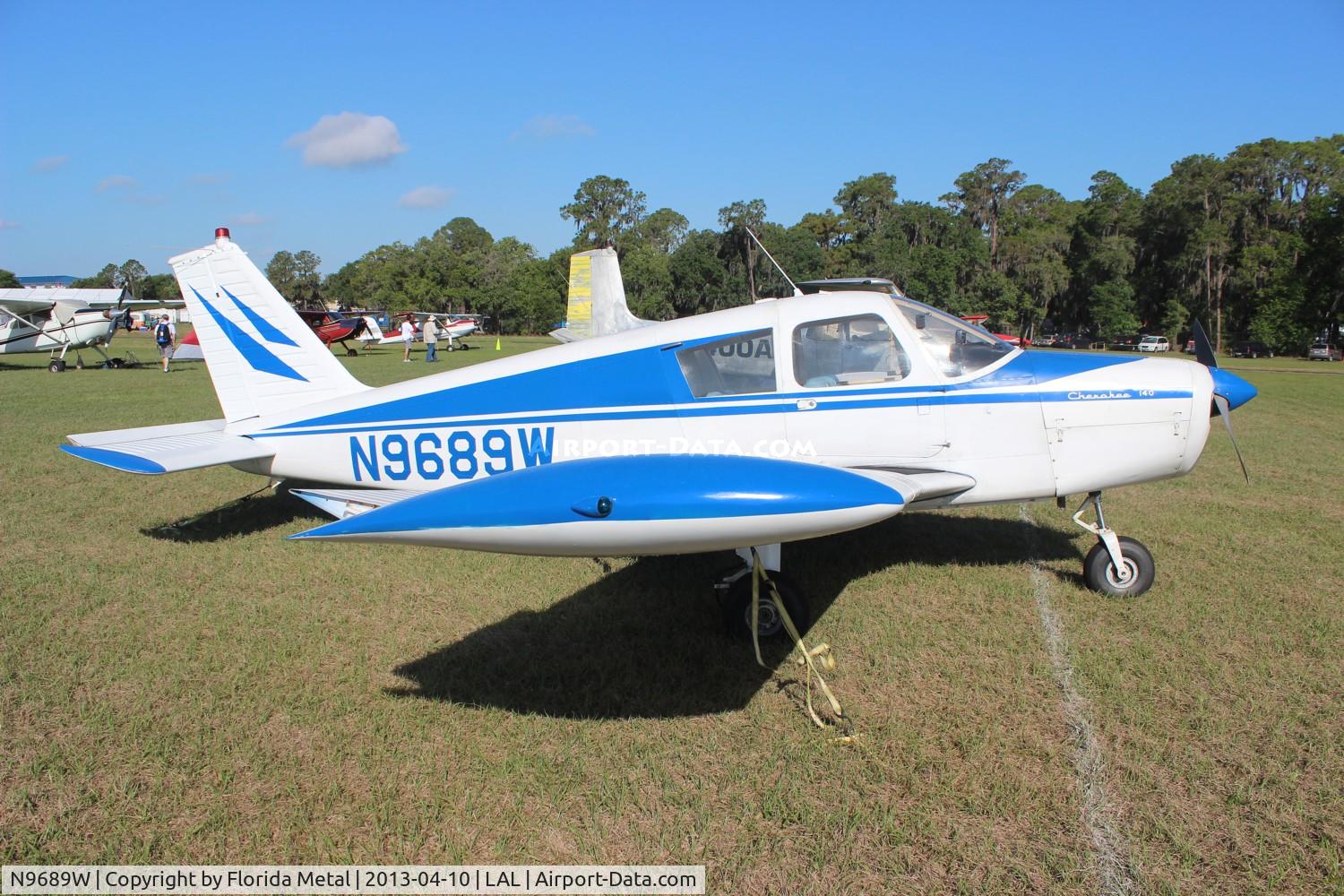 N9689W, 1967 Piper PA-28-140 Cherokee C/N 28-23160, PA-28-140 at Sun N Fun