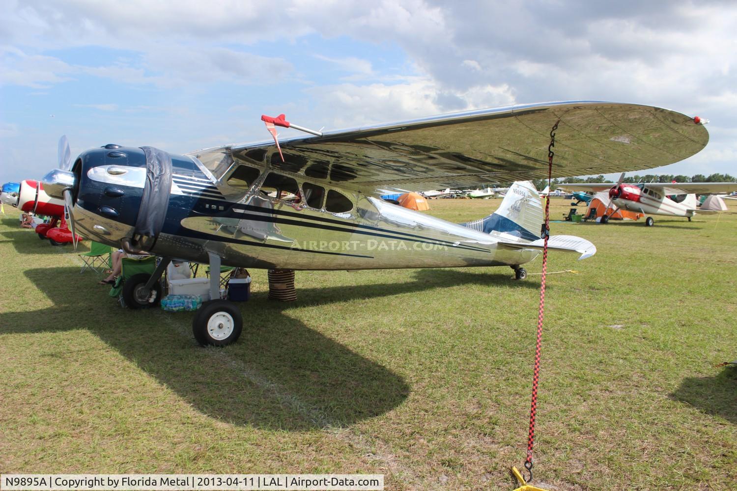 N9895A, 1950 Cessna 195A C/N 7598, Cessna 195A at Sun N fun