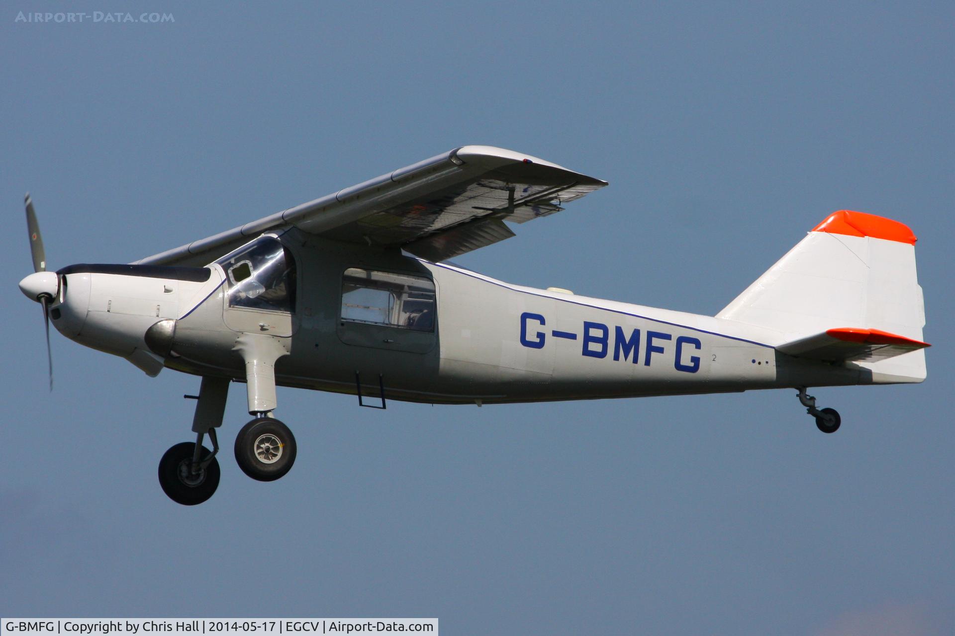 G-BMFG, 1958 Dornier Do-27A-1 C/N 342, departing from Sleap