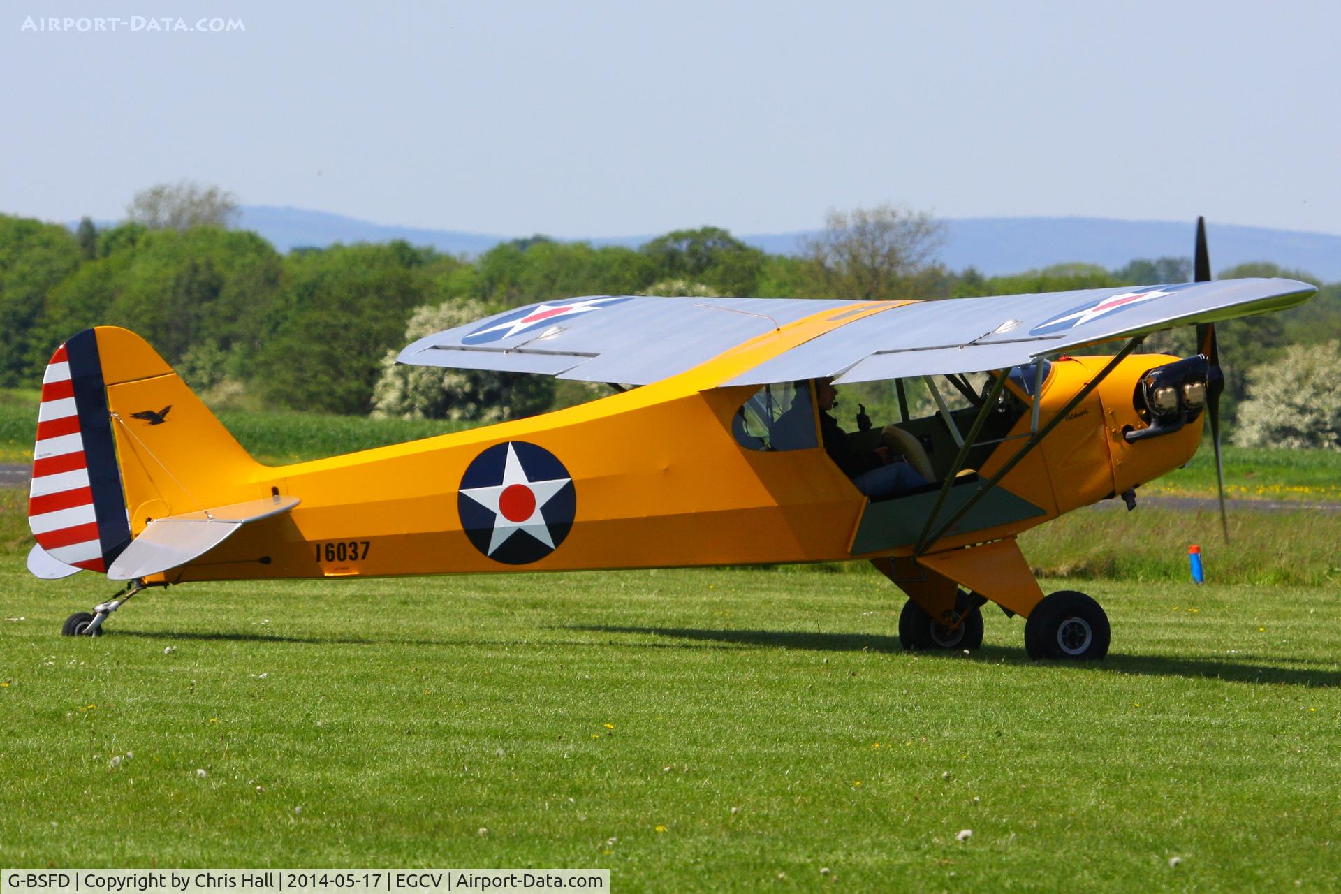 G-BSFD, 1946 Piper J3C-65 Cub Cub C/N 16037, Sleap resident