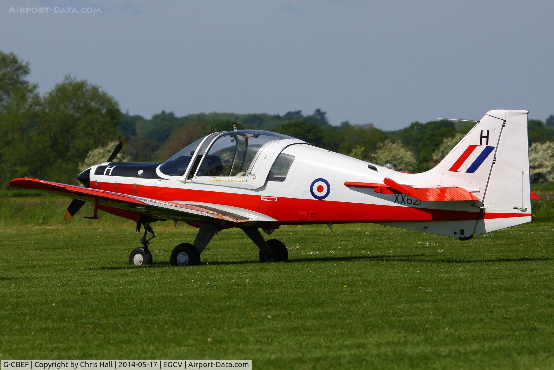 G-CBEF, 1974 Scottish Aviation Bulldog T.1 C/N BH120/286, Sleap resident