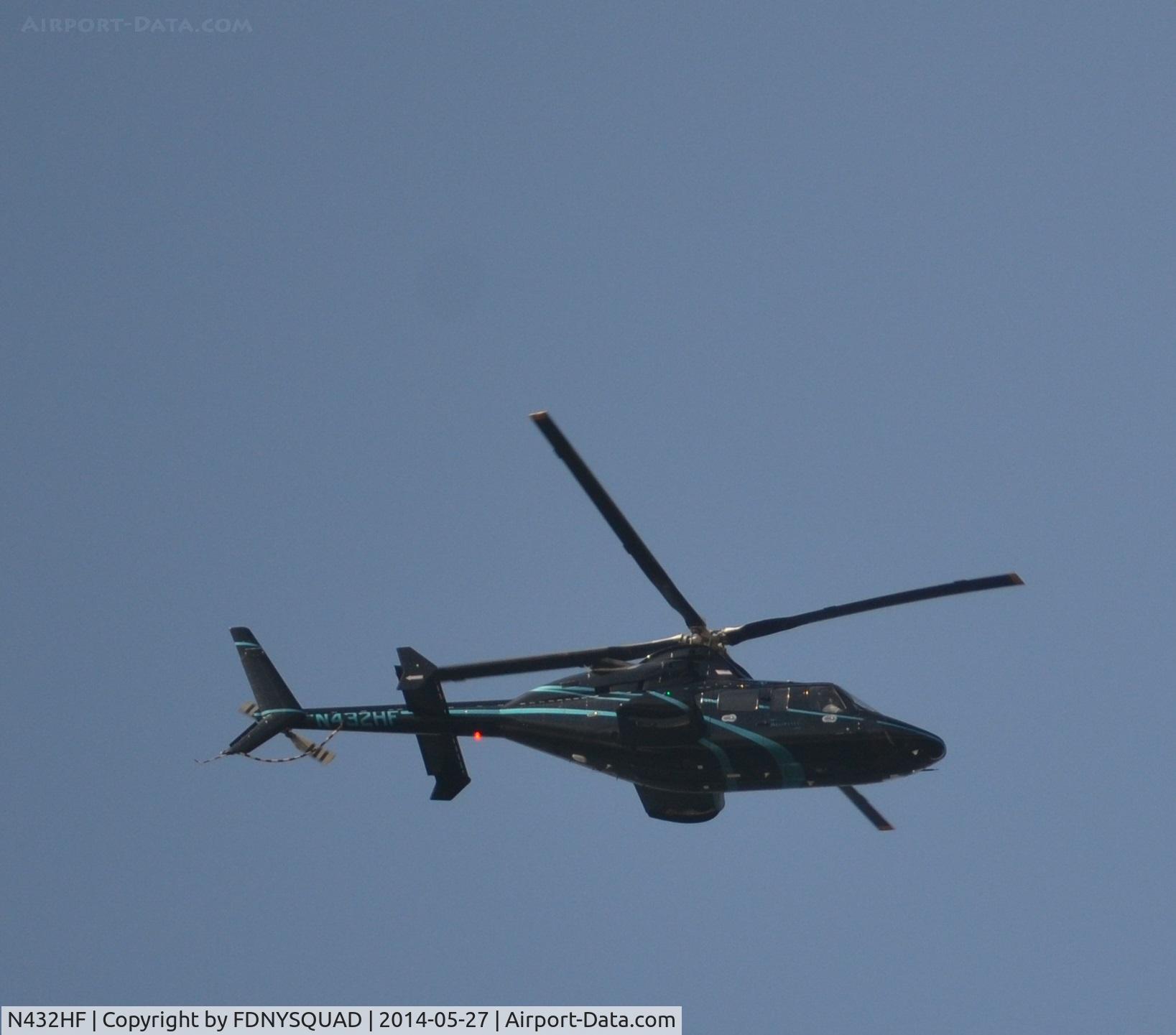 N432HF, 2000 Bell 430 C/N 49064, Flying over Coney Island, New York