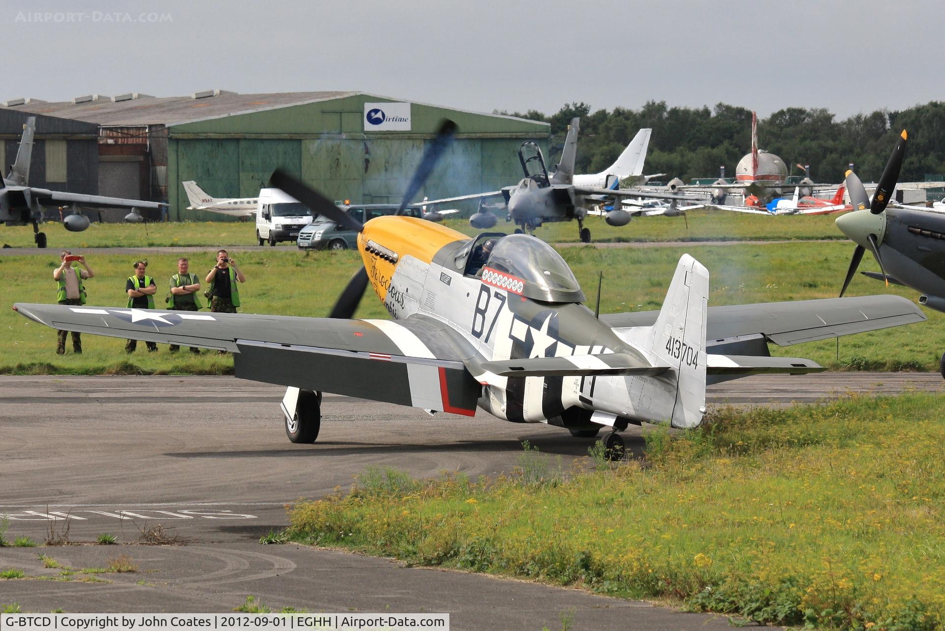 G-BTCD, 1944 North American P-51D Mustang C/N 122-39608, Start up