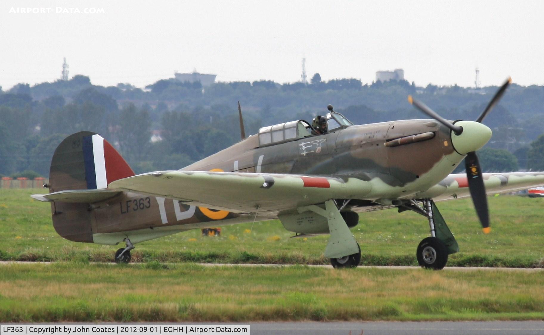 LF363, 1944 Hawker Hurricane IIC C/N 41H/469290, For seafront show