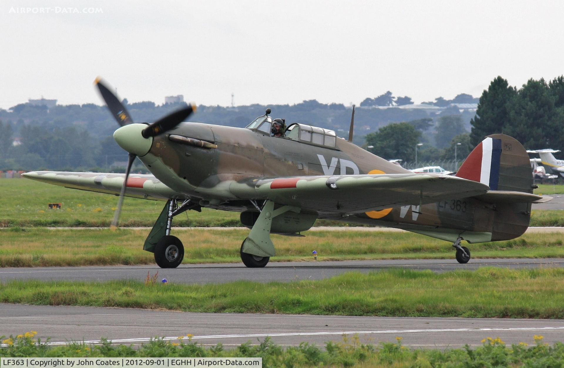 LF363, 1944 Hawker Hurricane IIC C/N 41H/469290, Taxiing