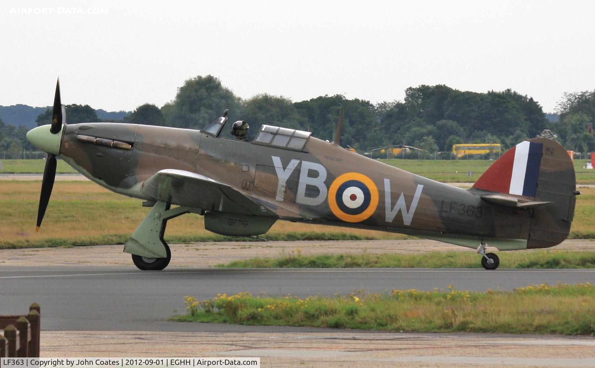 LF363, 1944 Hawker Hurricane IIC C/N 41H/469290, Taxiing