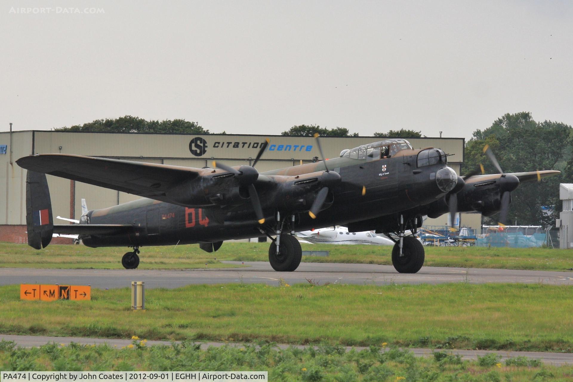 PA474, 1945 Avro 683 Lancaster B1 C/N VACH0052/D2973, Parking