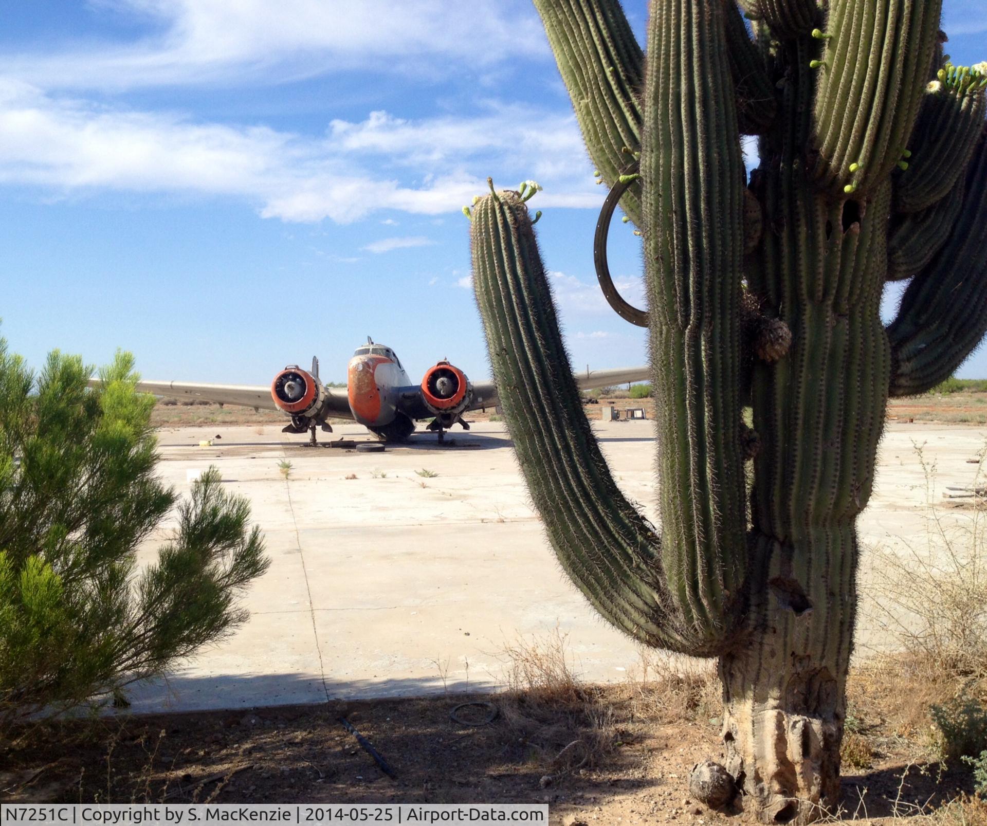 N7251C, 1945 Lockheed PV-2 Harpoon C/N 15-1516, Gila River Indian Community, Arizona