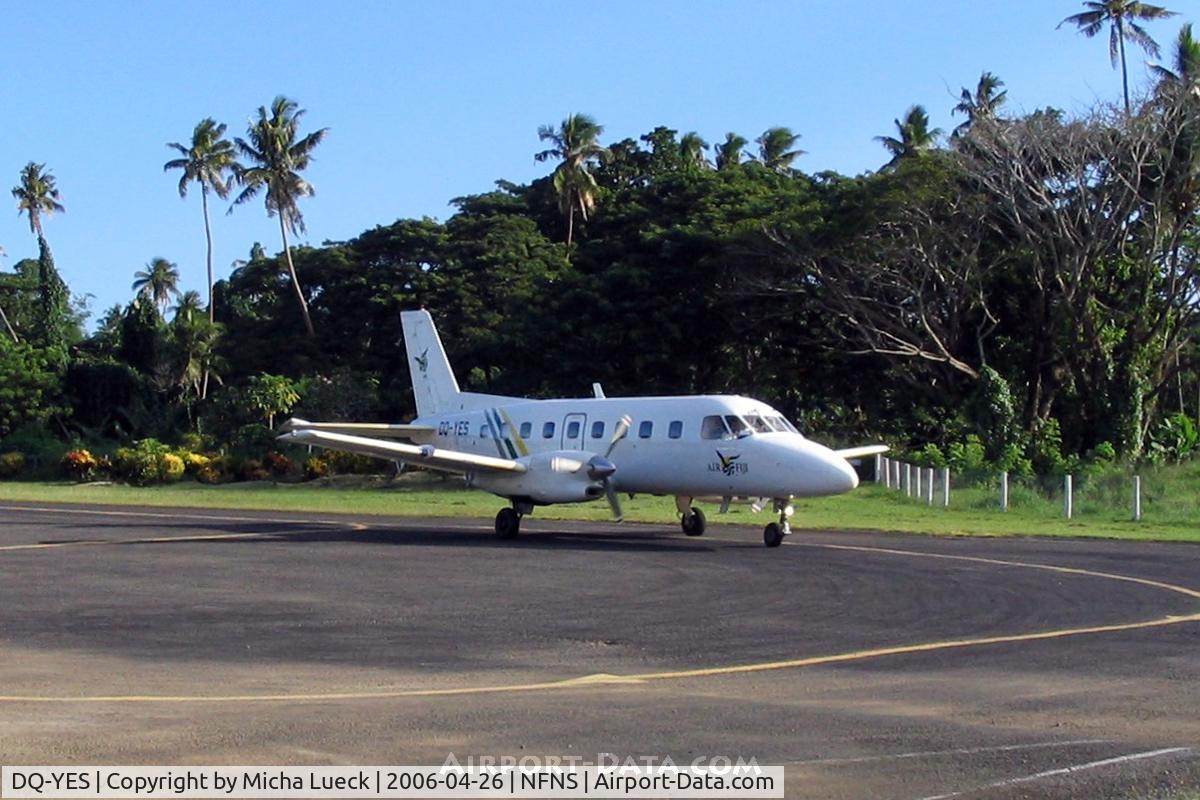 DQ-YES, 1980 Embraer EMB-110P2 Bandeirante C/N 110307, At Savu Savu
