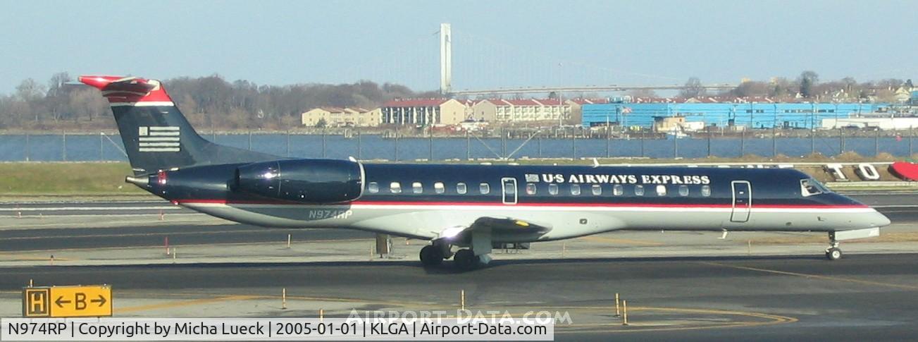 N974RP, 1999 Embraer EMB-145MP (ERJ-145MP) C/N 145203, At La Guardia