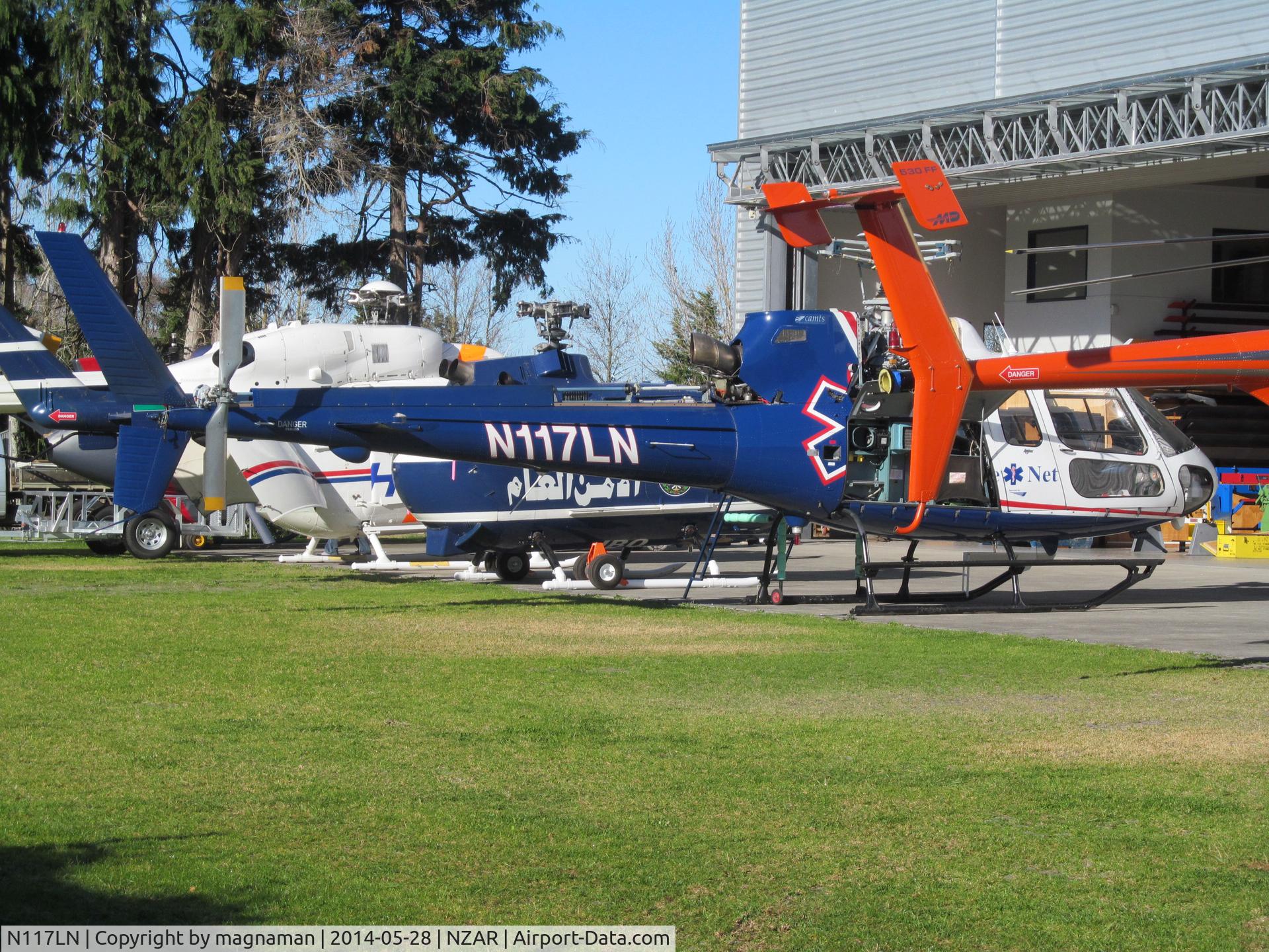 N117LN, 2003 Eurocopter AS-350B-2 Ecureuil Ecureuil C/N 3700, Awaiting refit for NZ market?