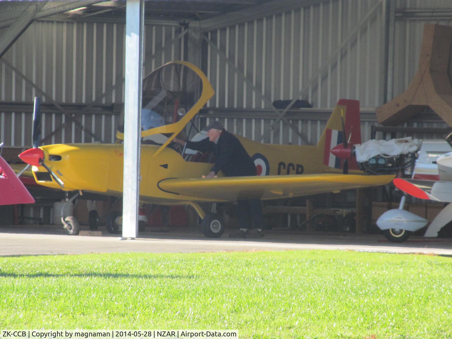 ZK-CCB, Morgan Aeroworks Cheetah C/N MA17, Hiding in hangar at Ardmore. Is based here but not sure if always in this particular hangar.