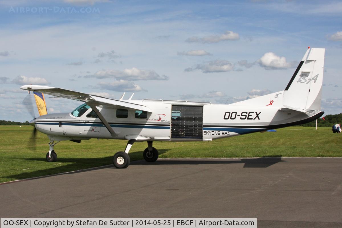 OO-SEX, 1999 Cessna 208B Grand Caravan C/N 208B0773, Cerfontaine apron.
