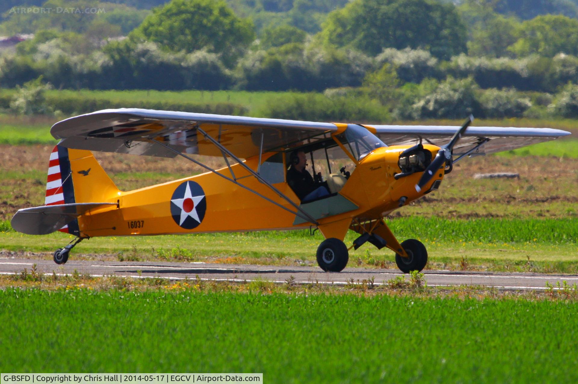 G-BSFD, 1946 Piper J3C-65 Cub Cub C/N 16037, Sleap resident