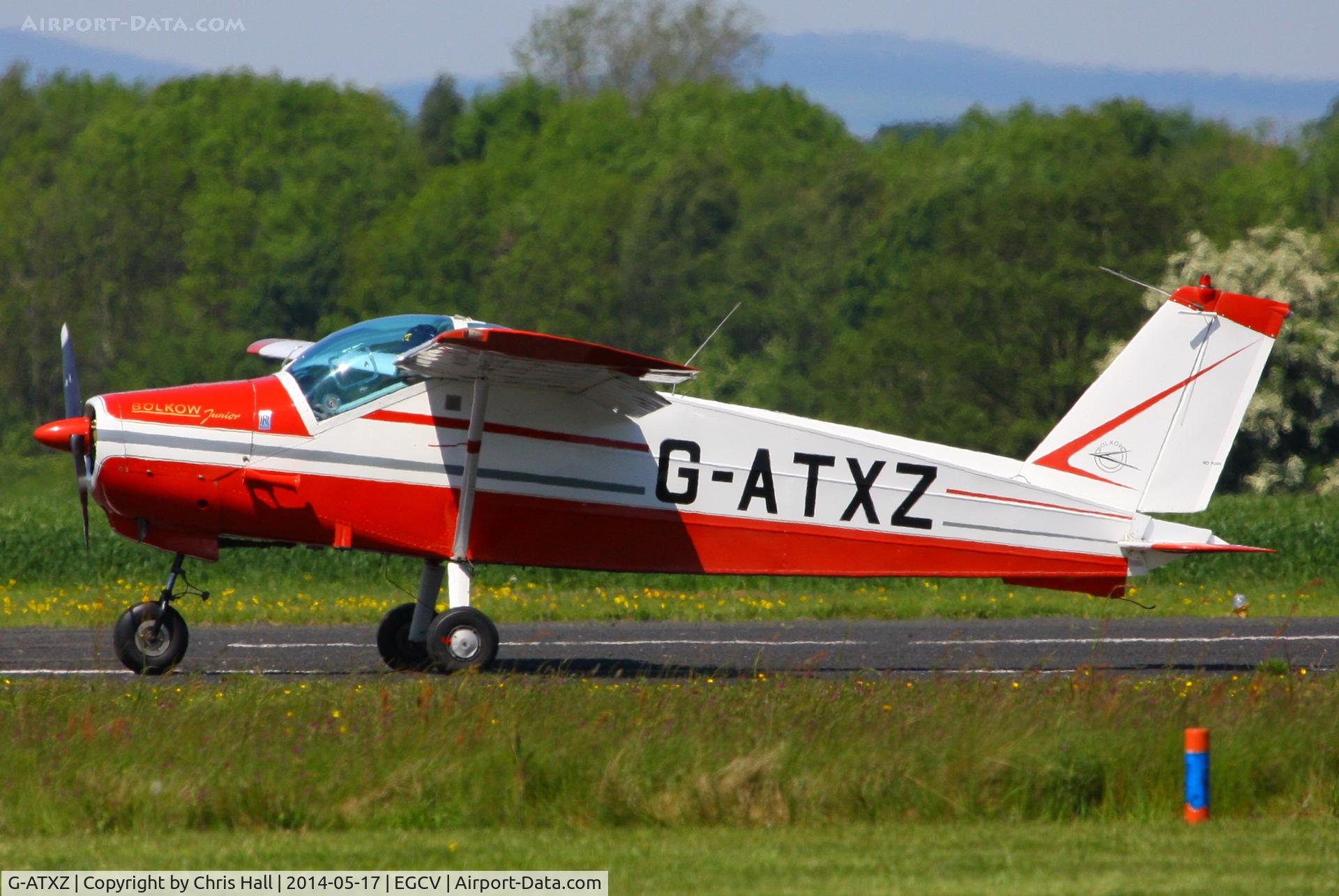 G-ATXZ, 1966 Bolkow Bo-208C Junior C/N 624, visitor from Fishburn