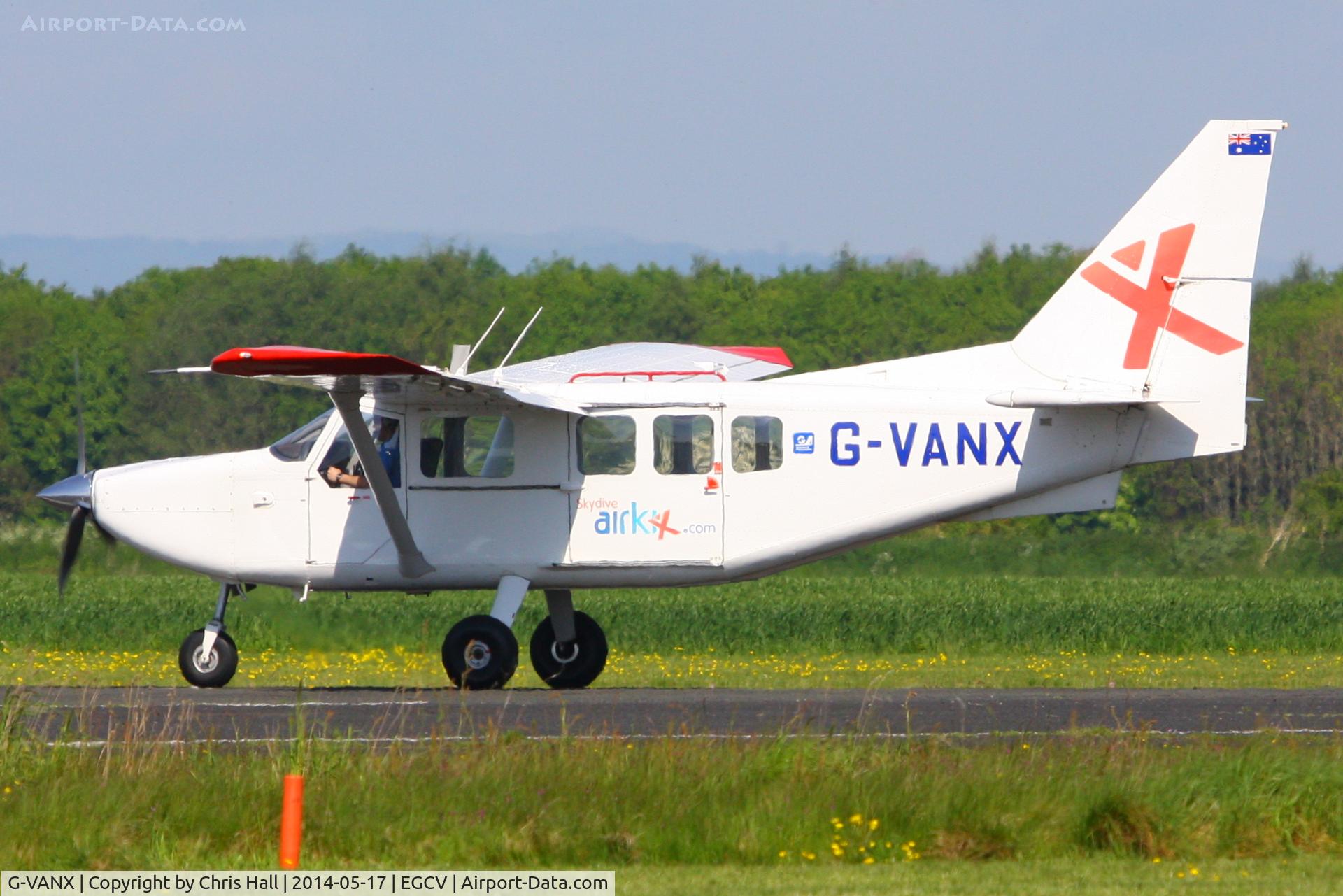 G-VANX, 2008 Gippsland GA-8 Airvan C/N GA8-07-115, calling in for fuel from nearby Tilstock