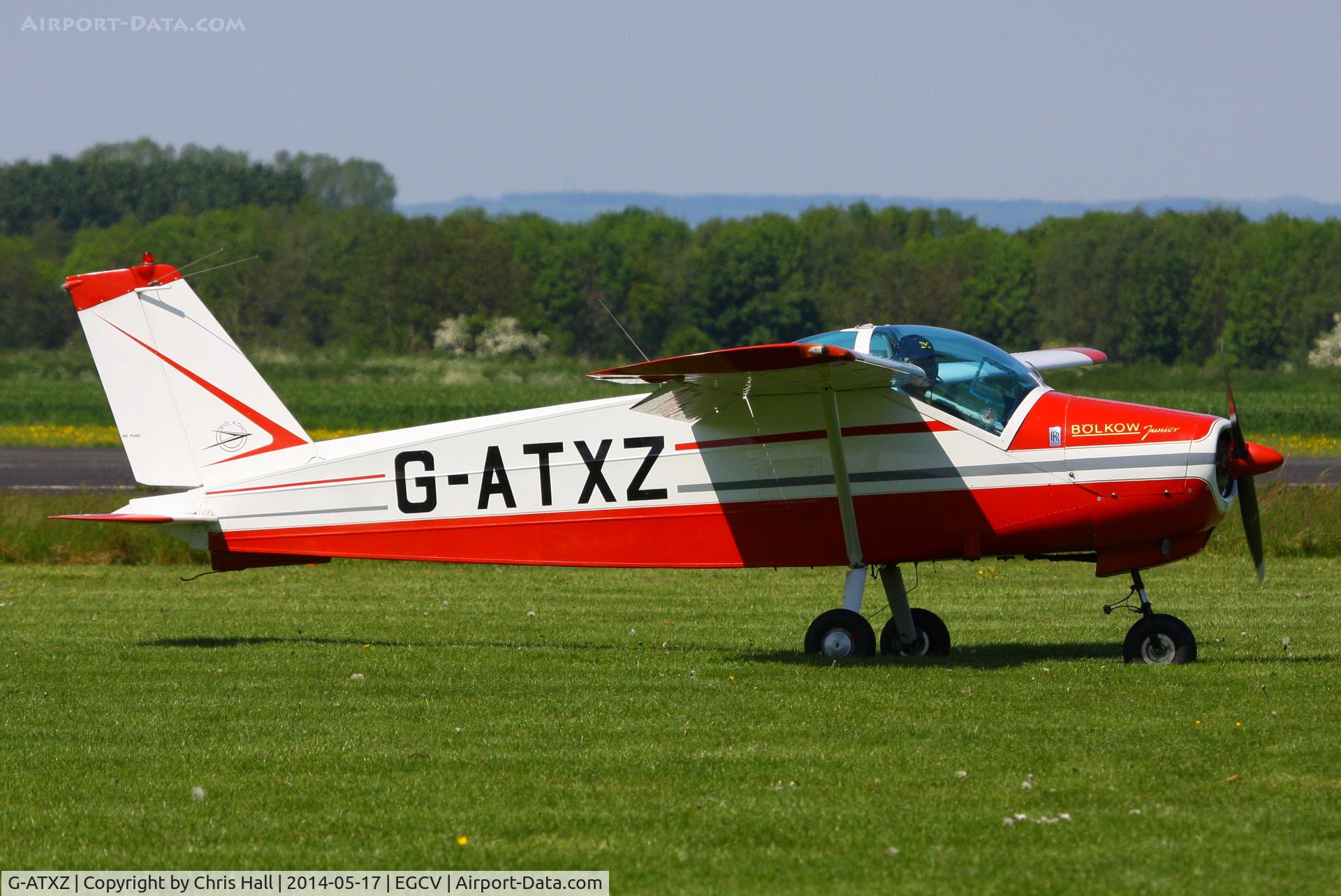 G-ATXZ, 1966 Bolkow Bo-208C Junior C/N 624, visitor from Fishburn