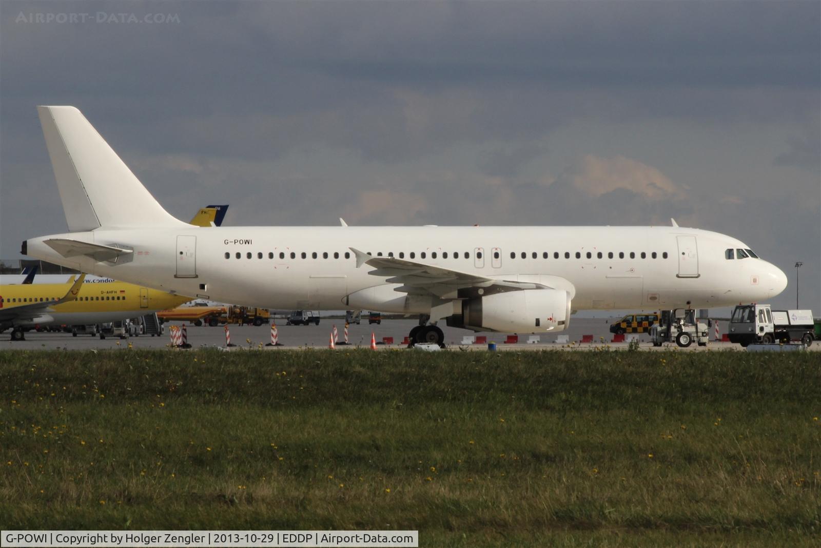G-POWI, 2006 Airbus A320-233 C/N 2791, Rare visitor on apron 1 west.