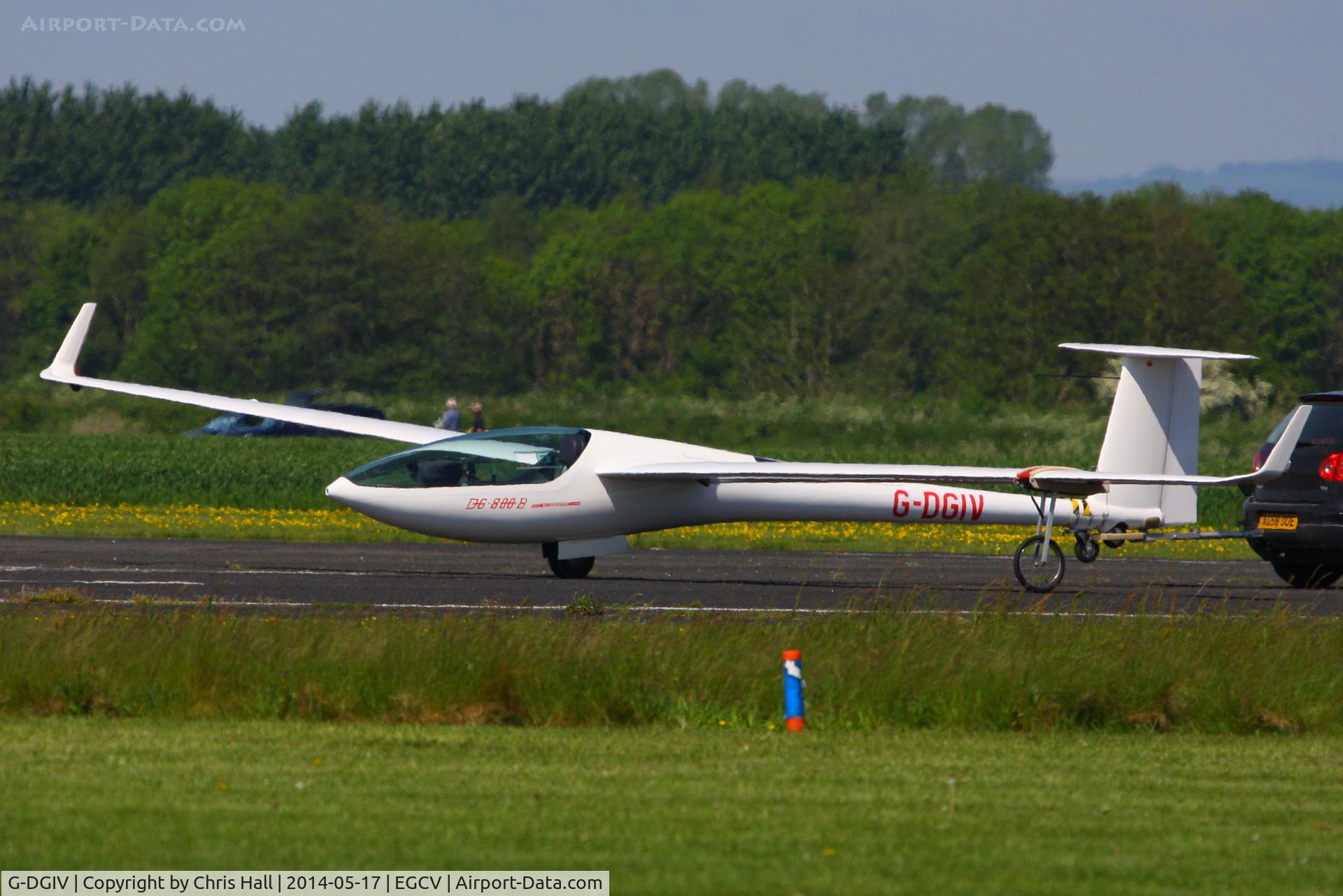 G-DGIV, 1998 DG Flugzeugbau DG-800B C/N 8-145B69, Sleap resident
