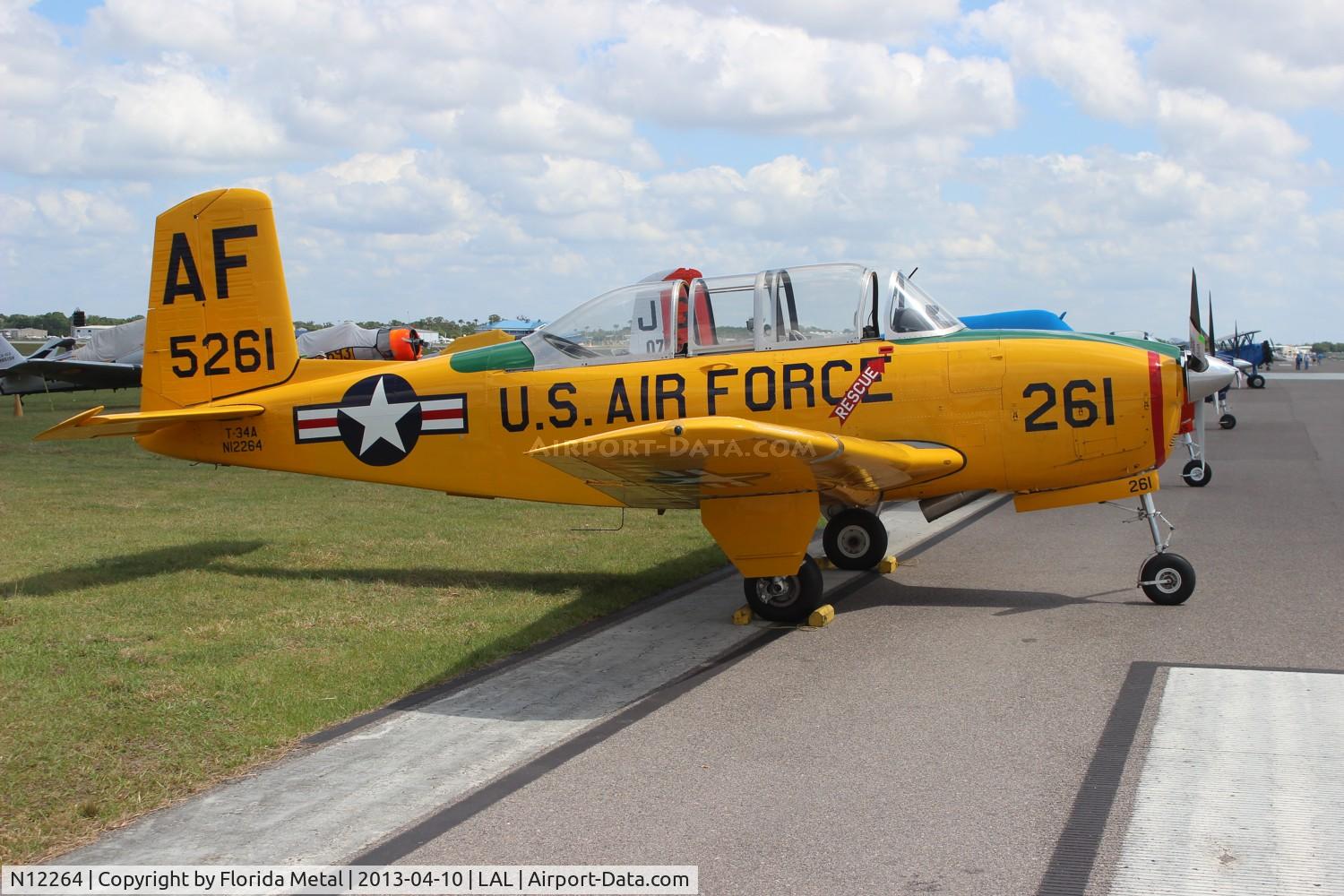 N12264, 1956 Beech A45 C/N G-818, T-34 at Sun N Fun