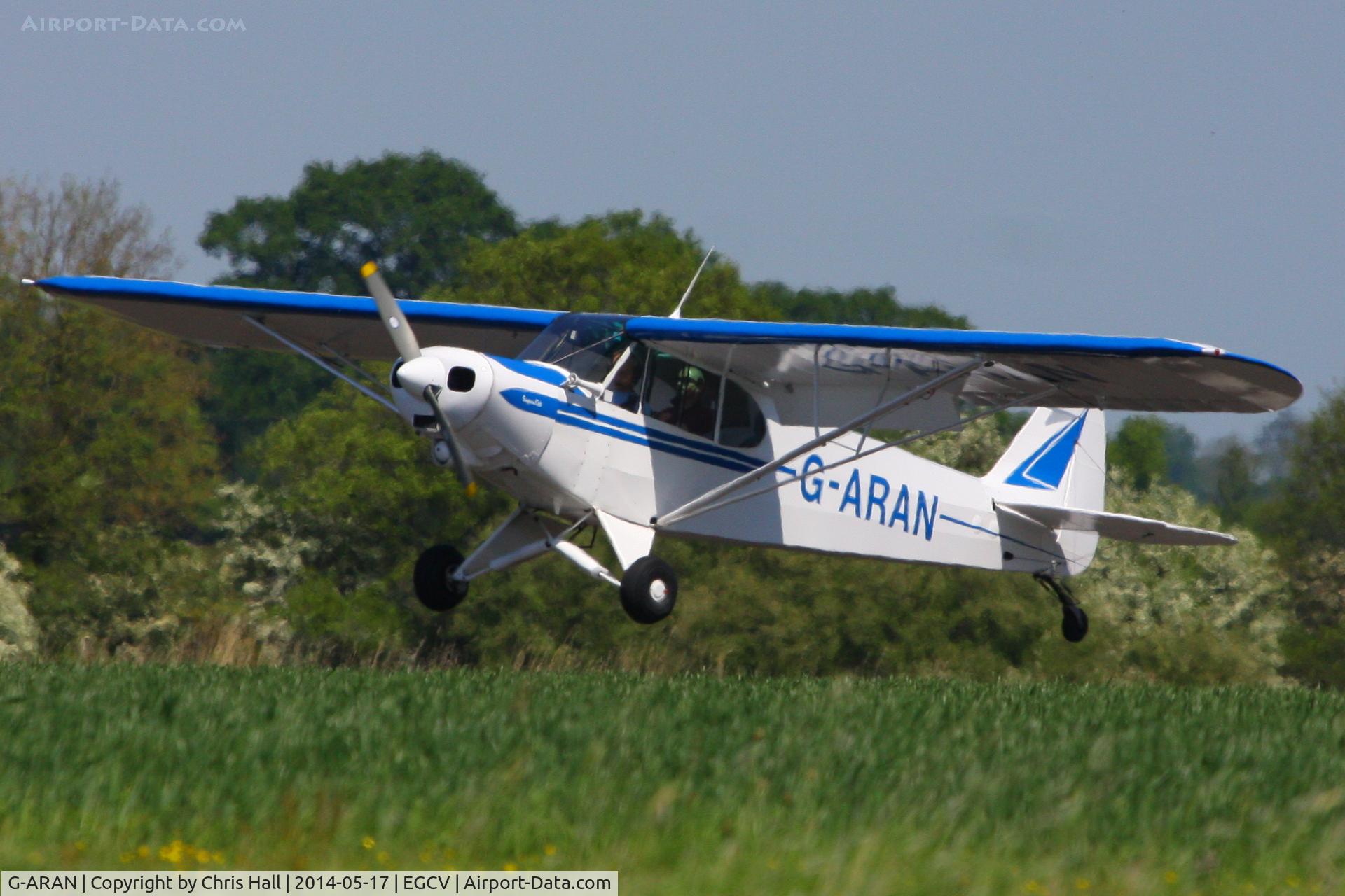 G-ARAN, 1960 Piper PA-18-150 Super Cub C/N 18-7307, Visitor from Leicester
