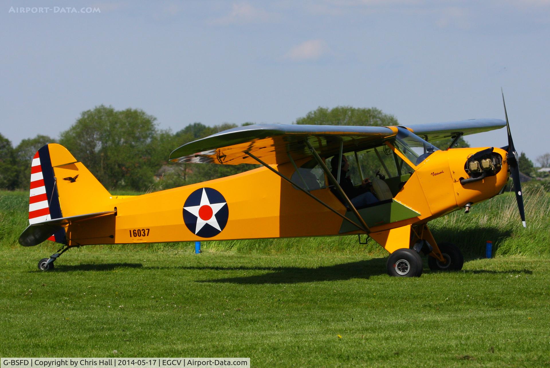 G-BSFD, 1946 Piper J3C-65 Cub Cub C/N 16037, Sleap resident