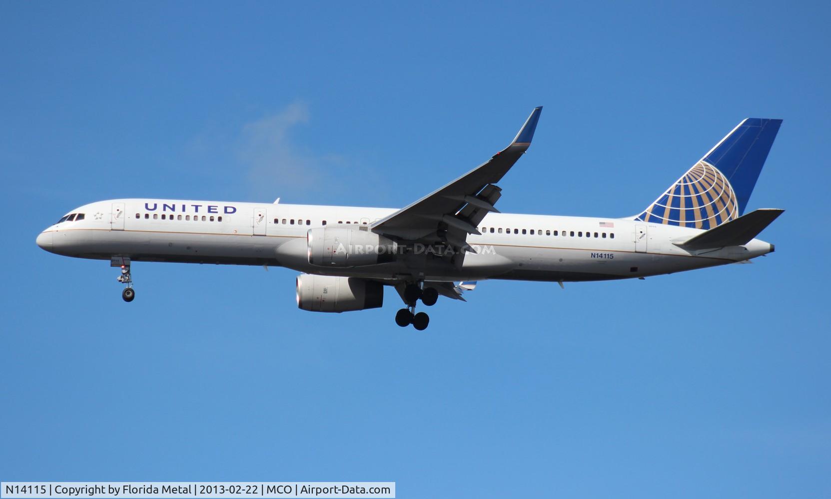 N14115, 1995 Boeing 757-224 C/N 27557, United 757-200