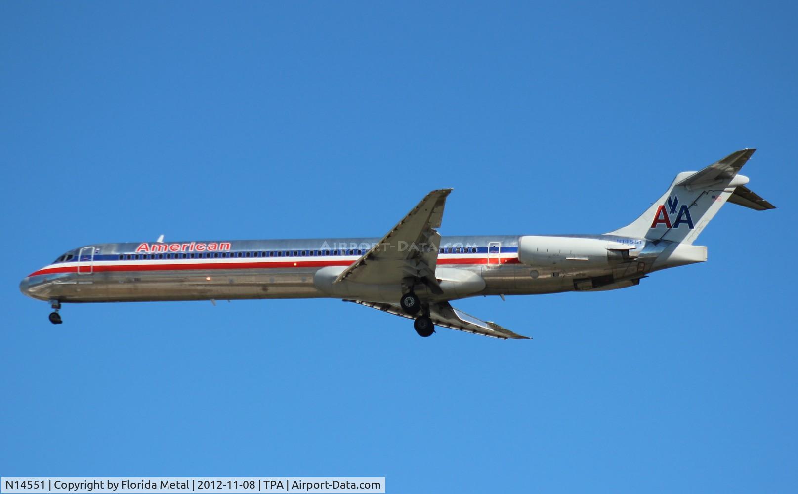 N14551, 1991 McDonnell Douglas MD-82 (DC-9-82) C/N 53033, American MD-82