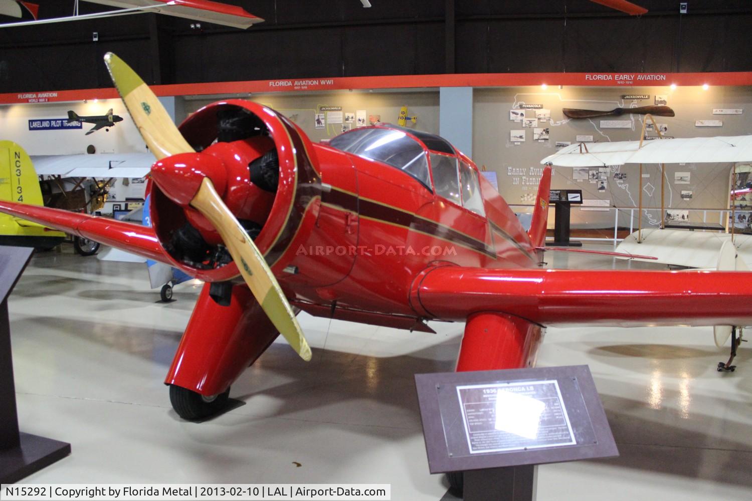 N15292, 1940 Aeronca LB C/N 2000, Aeronca LB at the Sun N Fun Museum