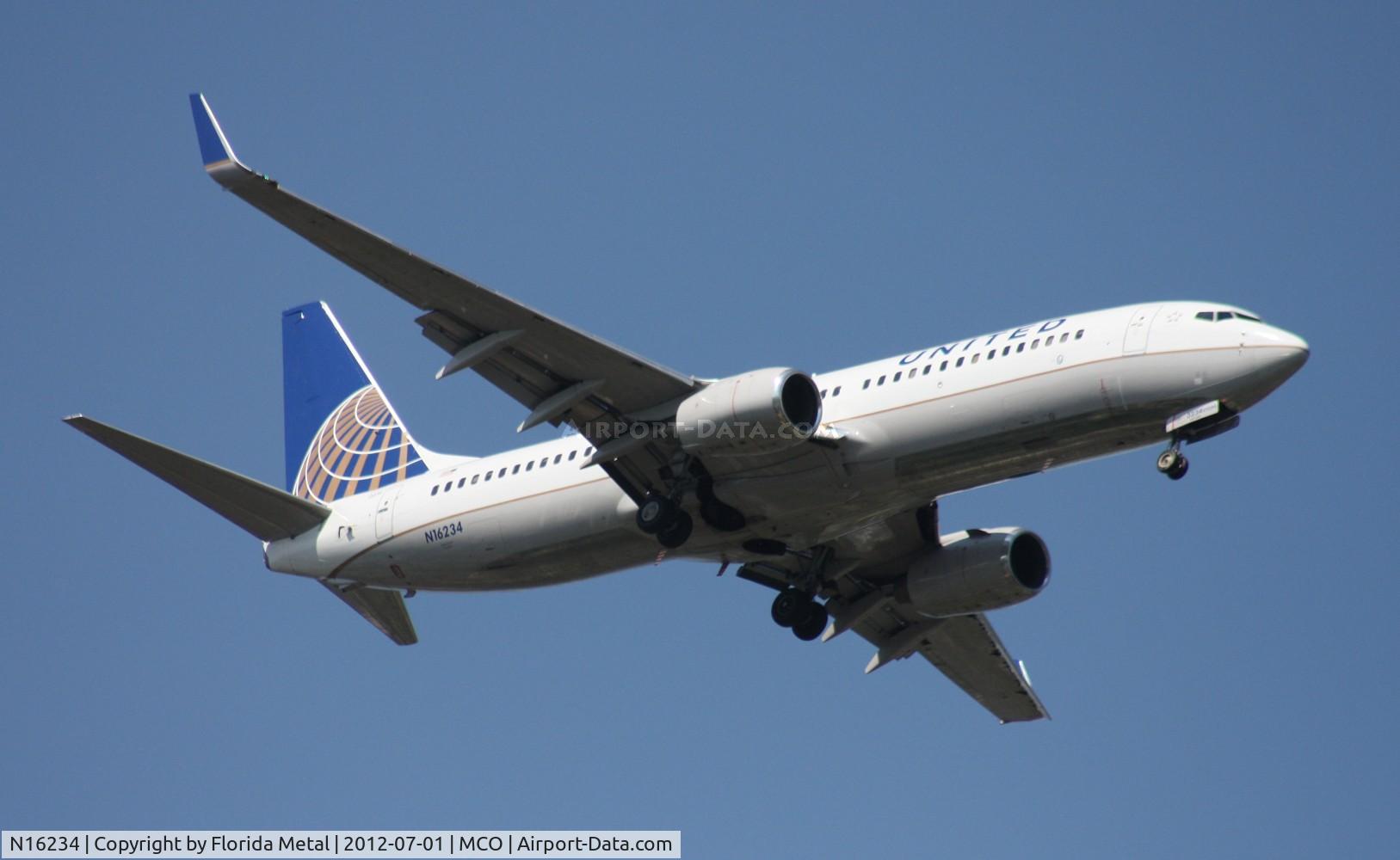 N16234, 1999 Boeing 737-824 C/N 28946, United 737-800
