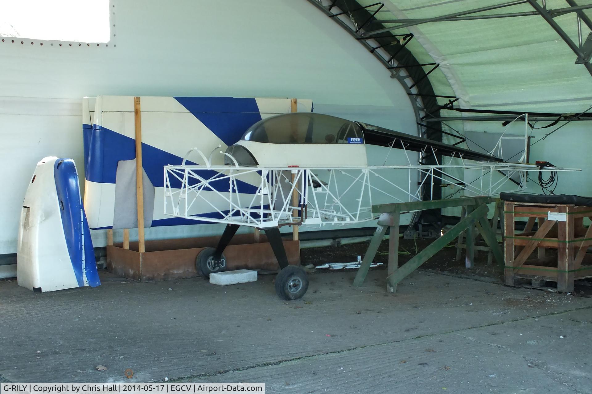 G-RILY, 1981 Monnett Sonerai II-L C/N PFA 015-10353, badly damaged in a forced landing near Leighton Buzzard on 5th July 1985