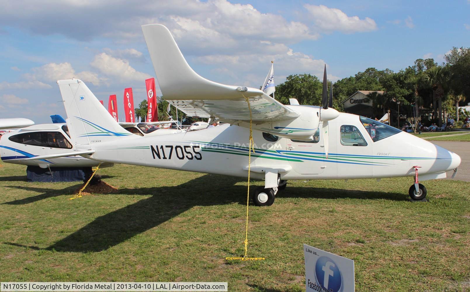 N17055, 2011 Tecnam P-2006T C/N 072, Tecnam P-2006T at Sun N Fun