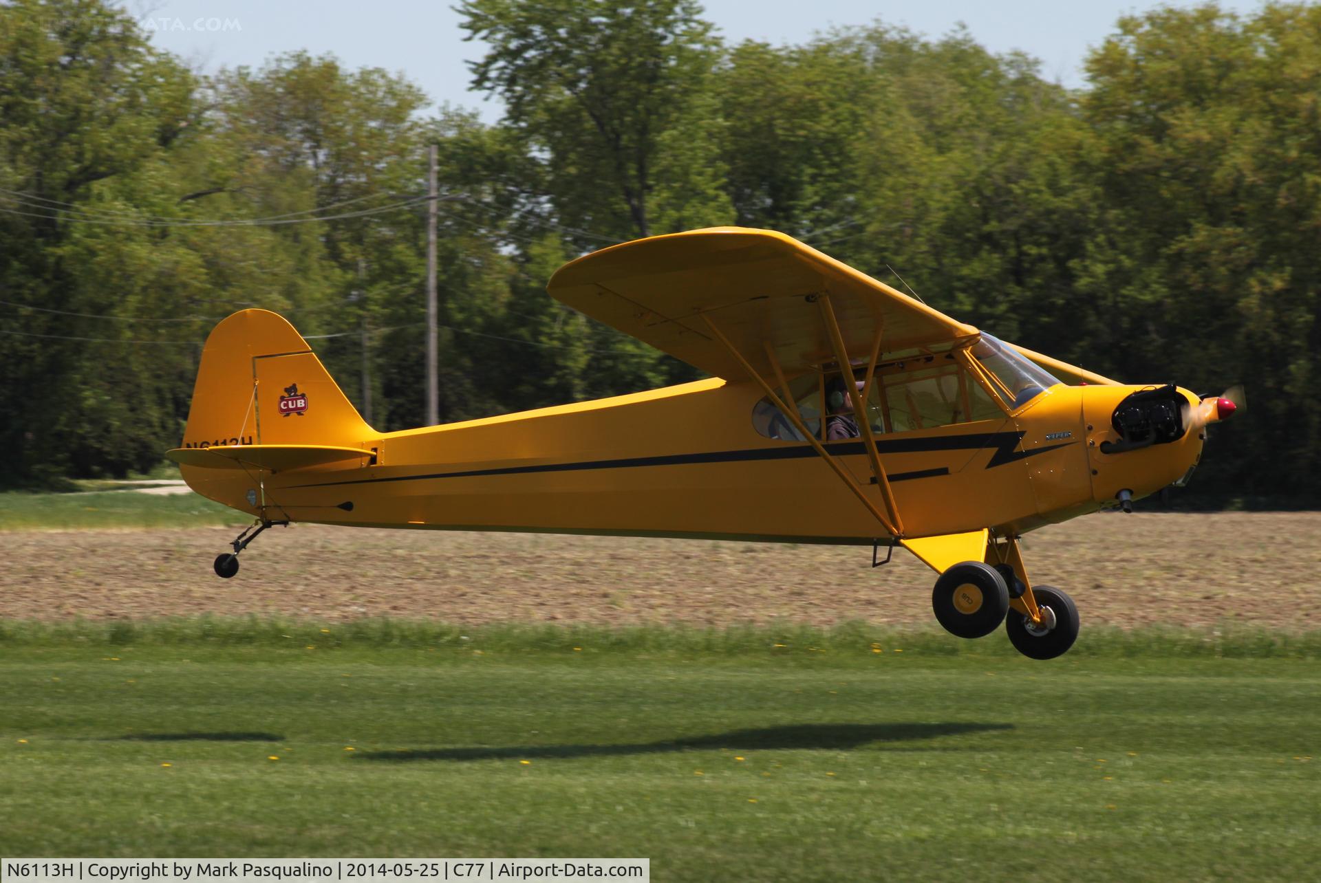 N6113H, 1946 Piper J3C-65 Cub C/N 19274, Piper J3C-65